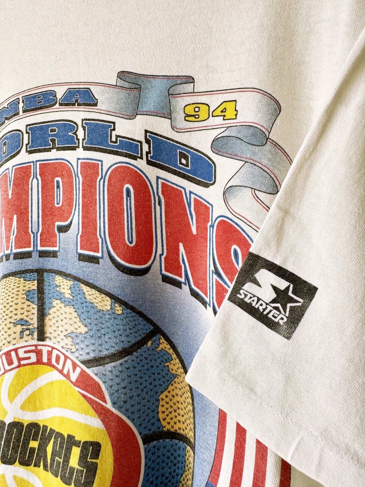 NBA Houston Rockets World Champions 1994 XL Single Stitch