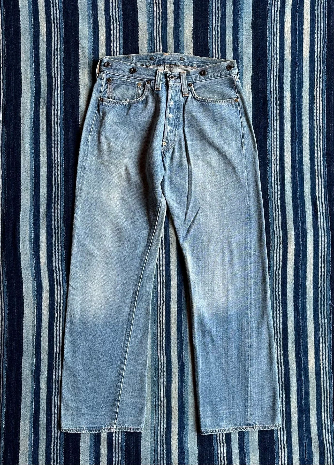Levi's Levi's LVC 20201-0128 555Vtg Washed Selvedge Jeans Size US 32 / EU 48 - 1 Thumbnail