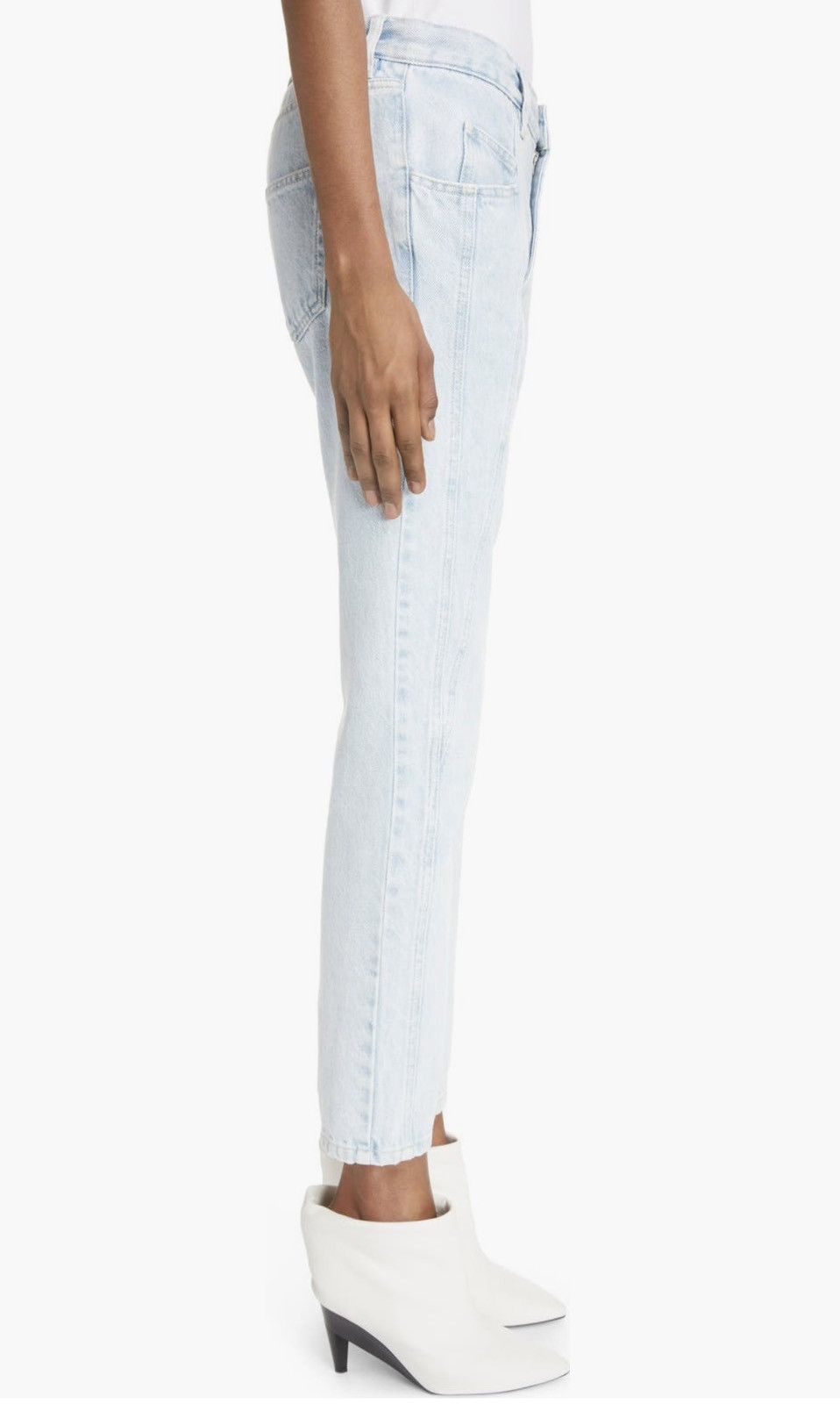 Isabel Marant ISABEL MARANT Vikira Rigid Crop Jeans In Light Blue Size 28" / US 6 / IT 42 - 3 Thumbnail