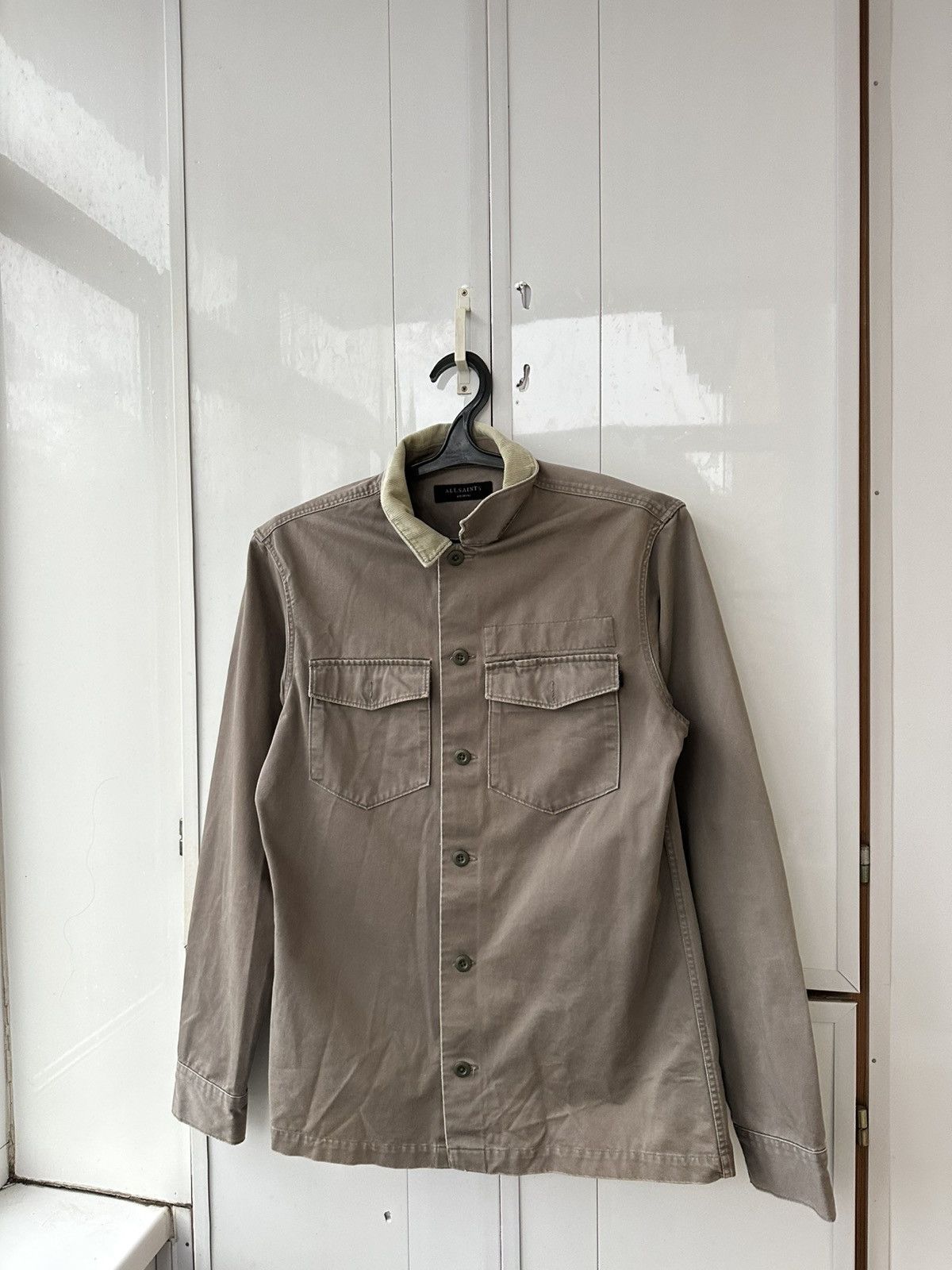 Allsaints Allsaints Multipocket OverShirt Brown Luxury Fit Size US M / EU 48-50 / 2 - 6 Thumbnail