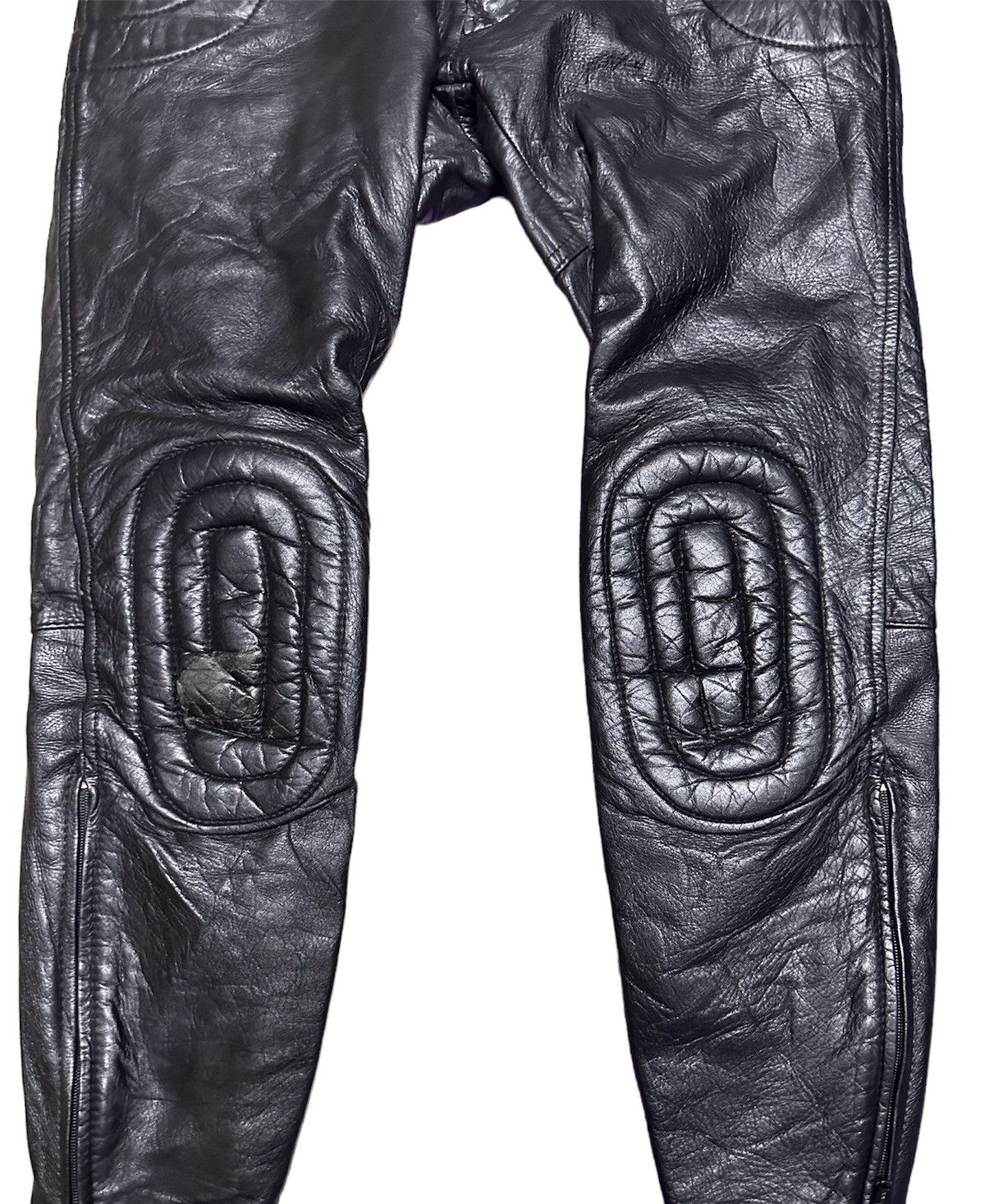 Japanese Brand Komine Leather biker pants Size US 28 / EU 44 - 3 Thumbnail