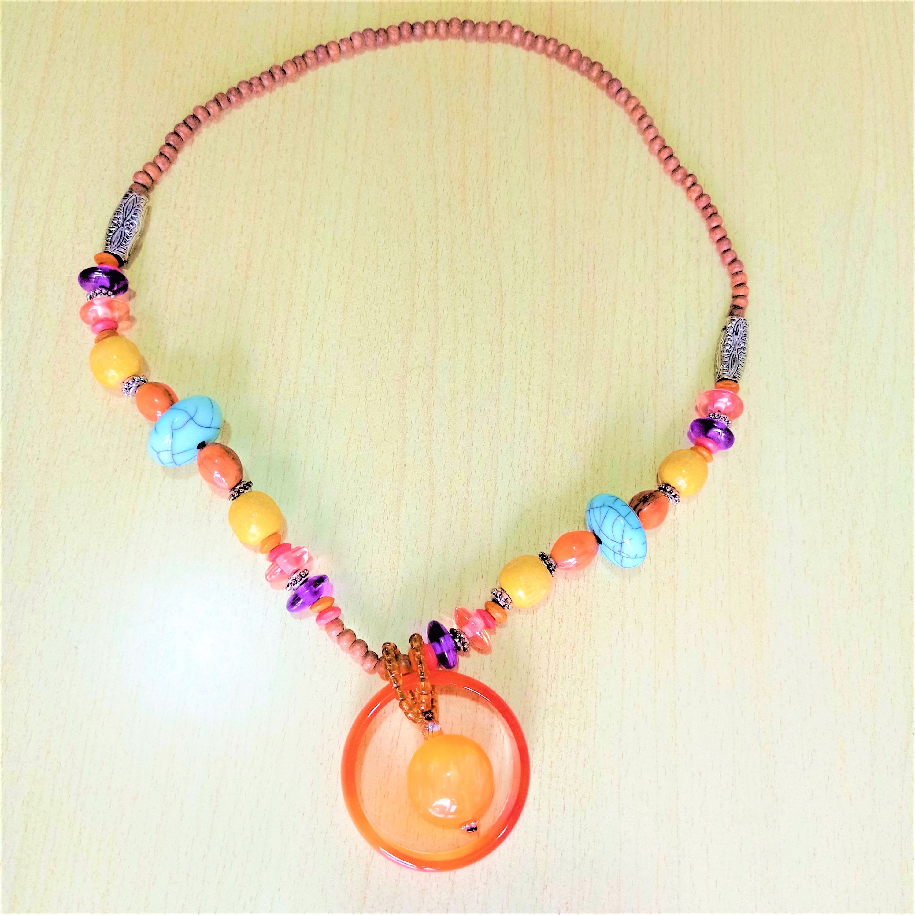 Designer × Vintage Vintage Custom Boho Oversize Ring Avant Garde Necklace Rave Size ONE SIZE - 1 Thumbnail