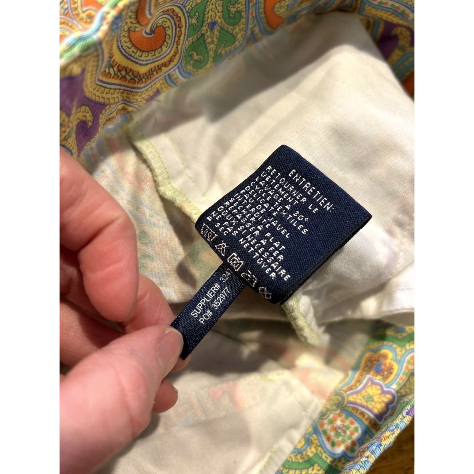 Ralph Lauren Ralph Lauren Golf Pants Womens Cropped Multicolor Paisley Print 8 Inseam 25 Peaceful 90s Art Festival Preppy City Beach Flower Tailored Size 30" / US 8 / IT 44 - 7 Thumbnail