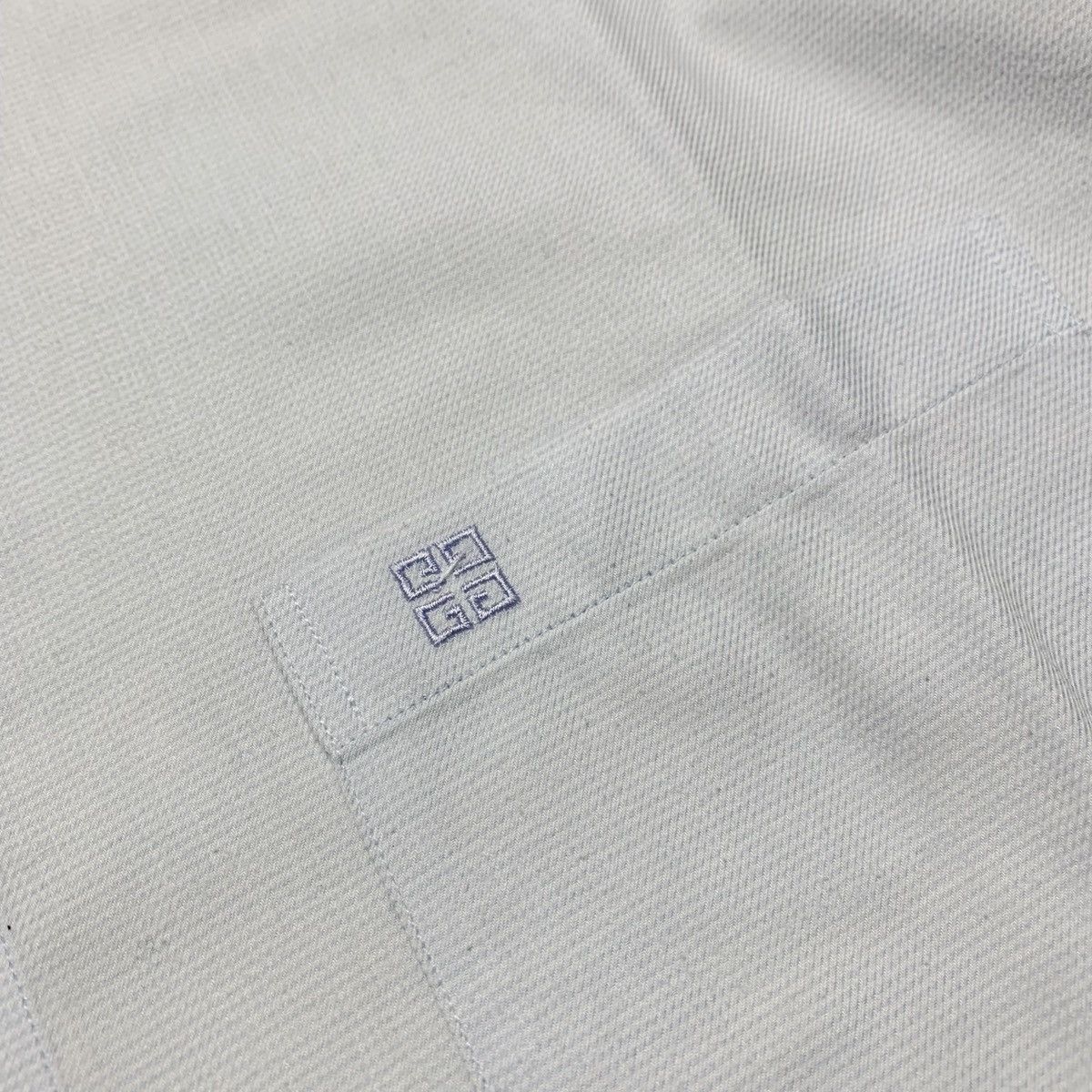 Givenchy Givenchy Simply Baby Blue Pocket Shirt Button Up Size US L / EU 52-54 / 3 - 6 Thumbnail