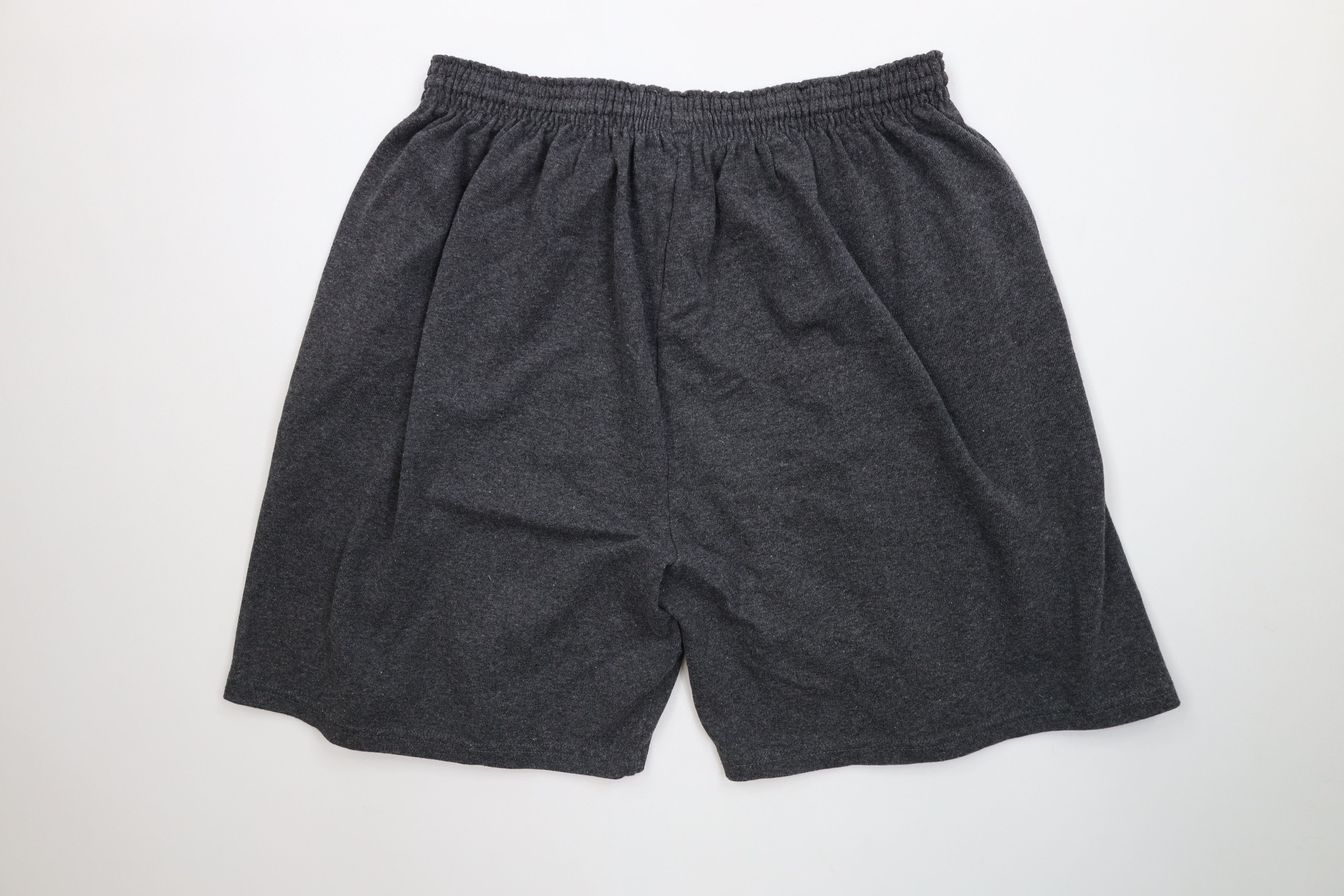 Champion Vintage 90s Champion Spell Above Knee Shorts Charcoal Gray Size US 36 / EU 52 - 8 Thumbnail