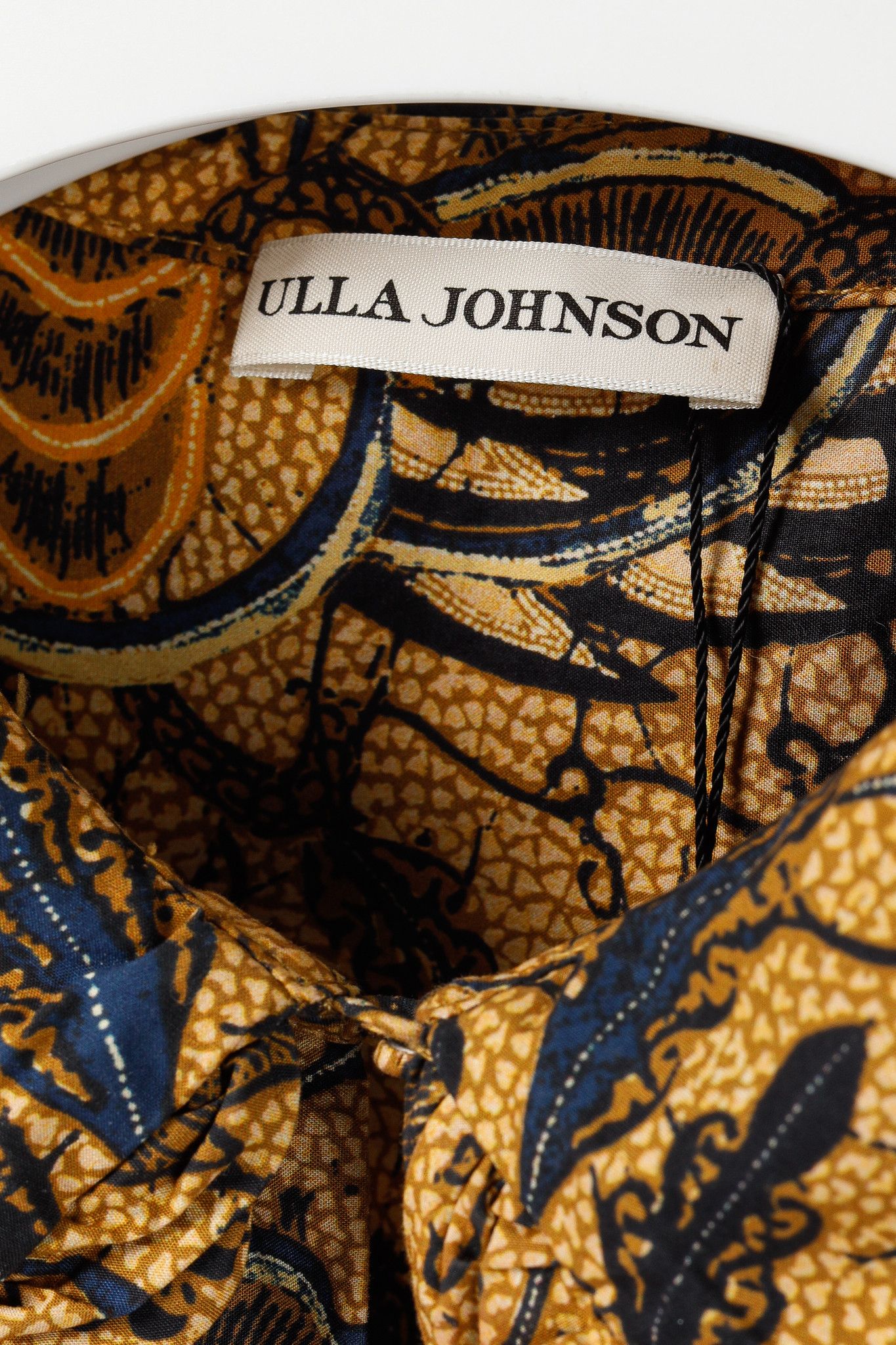Ulla Johnson Ulla Johnson Fall'21 Rosalind Batik Print Puff Sleeve Maxi Size S / US 4 / IT 40 - 4 Thumbnail