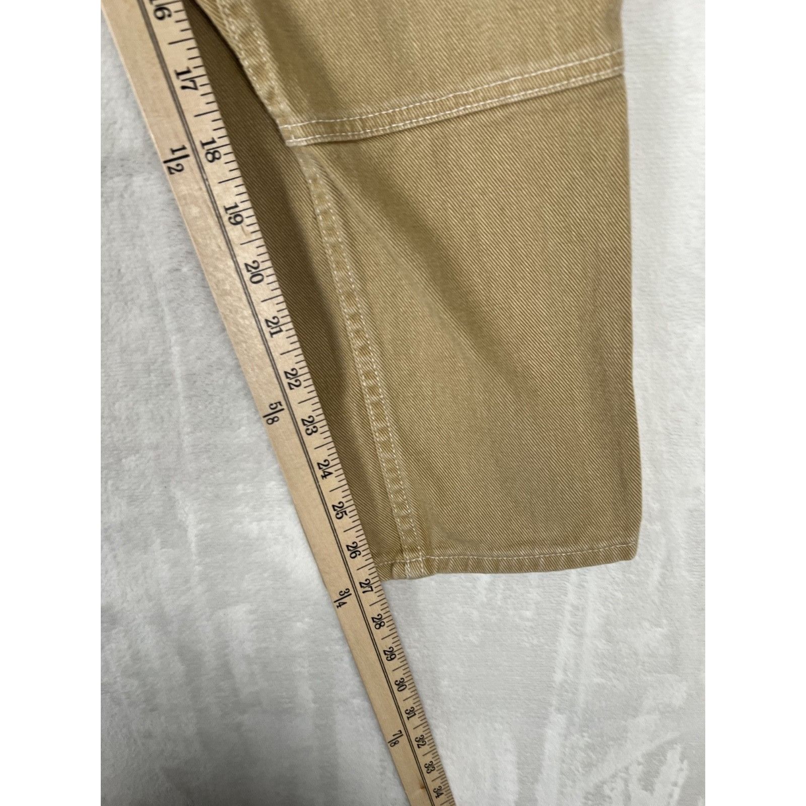 Pacsun PasSun Cargo Carpenter Brown Pants Women's Size 24 Khaki Y2K Size 42" / US 20 - 3 Thumbnail
