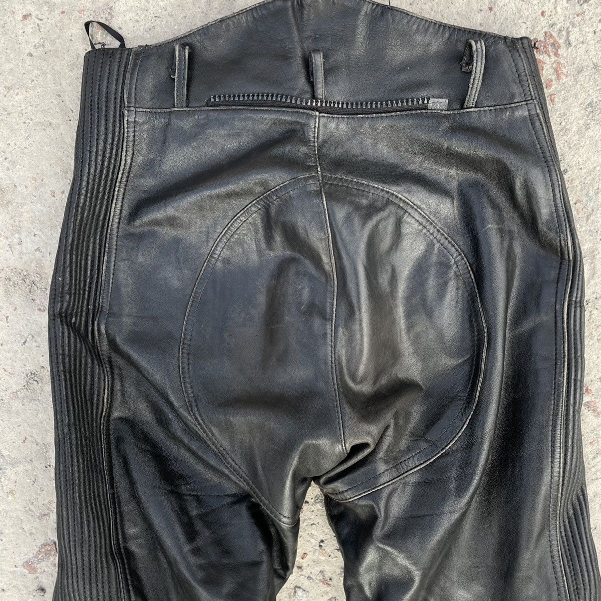 Vintage Vintage Moto Leather Pants 29 Size 90s USA Japanese Style Size US 29 - 7 Thumbnail