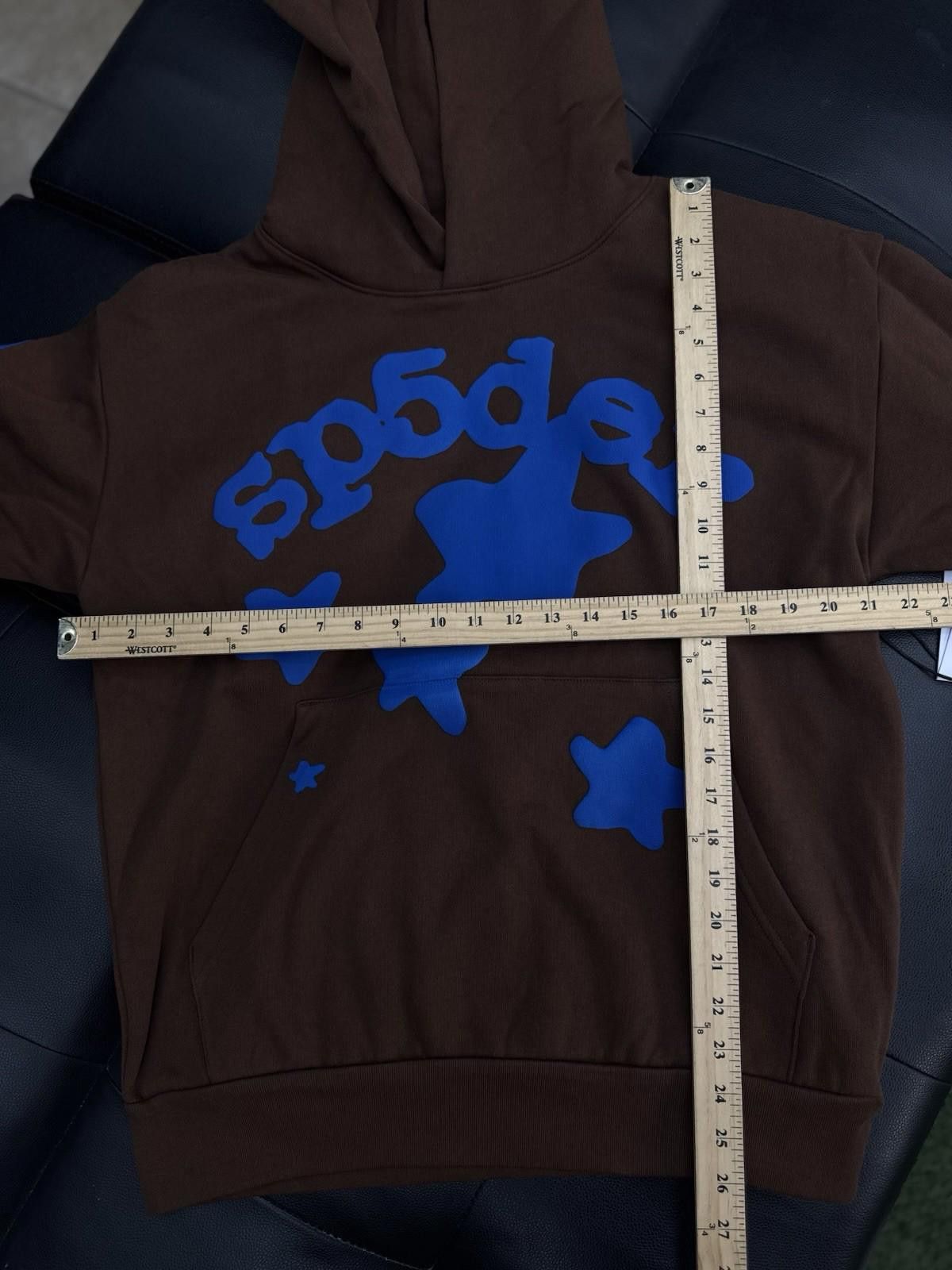 Sp5der Sp5der Worldwide Brown/Blue Hoodie Size (M) (NEW) Size US M / EU 48-50 / 2 - 5 Thumbnail