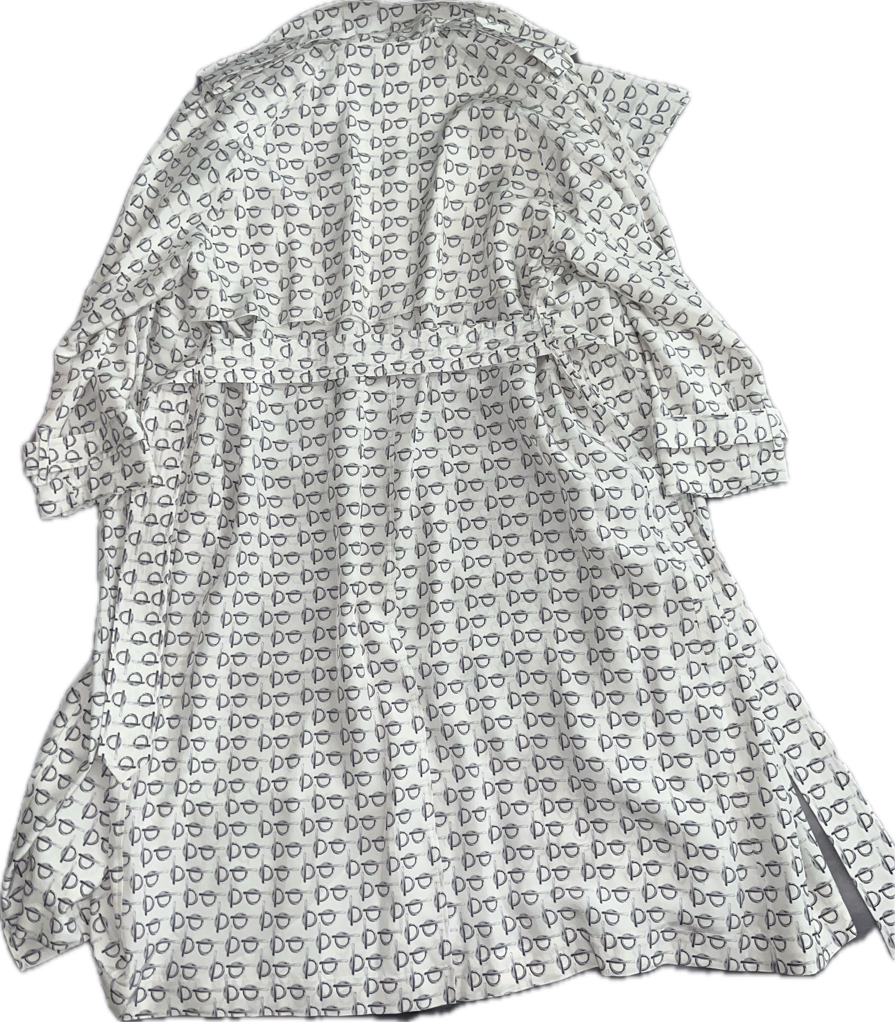 Burberry Prorsum B Print Silk Long Trench Coat BNWT Size M / US 6-8 / IT 42-44 - 8 Thumbnail