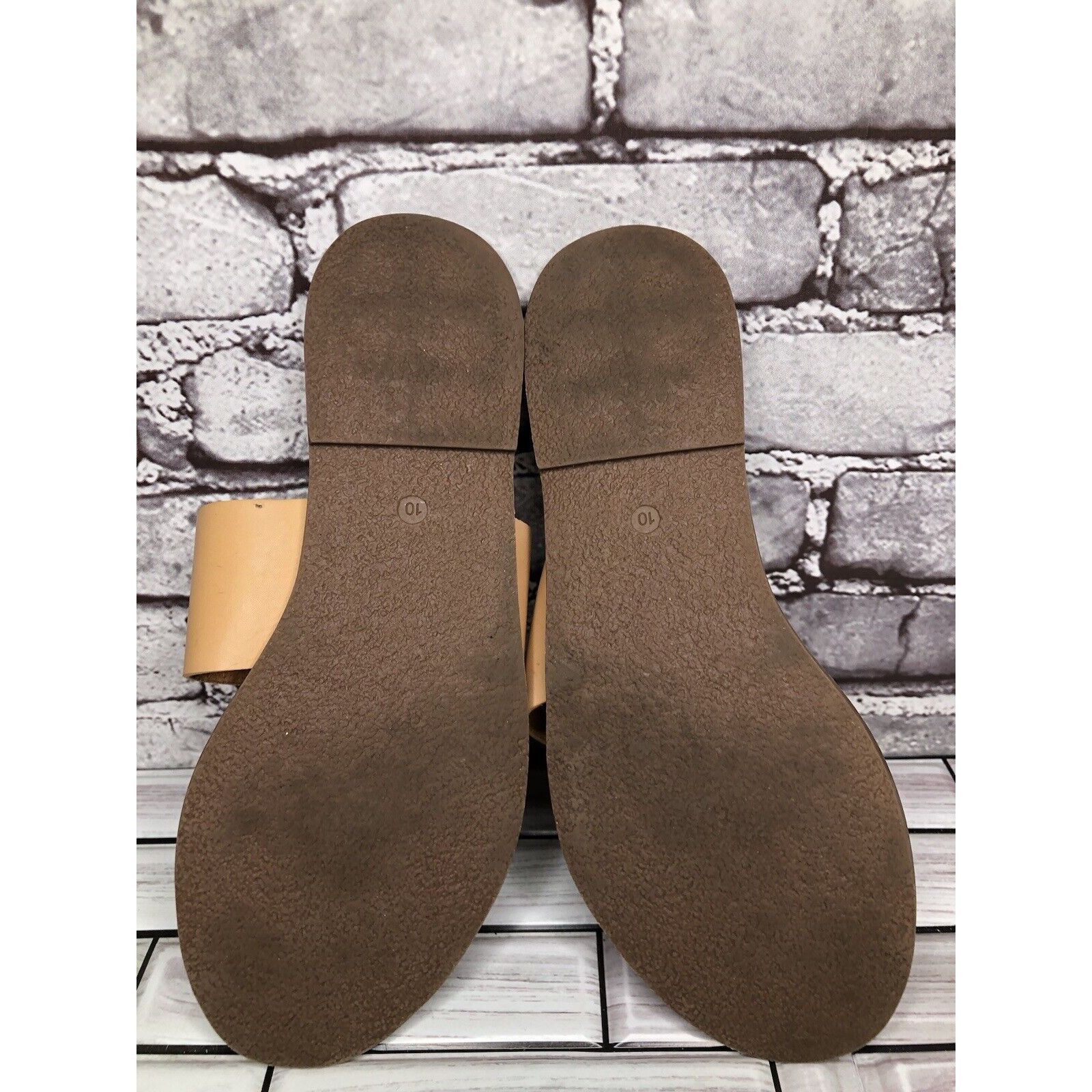 Madewell Madewell Tan Brown Double Strap Slides Flats Casual Sandals Size US 10 / IT 40 - 8 Thumbnail
