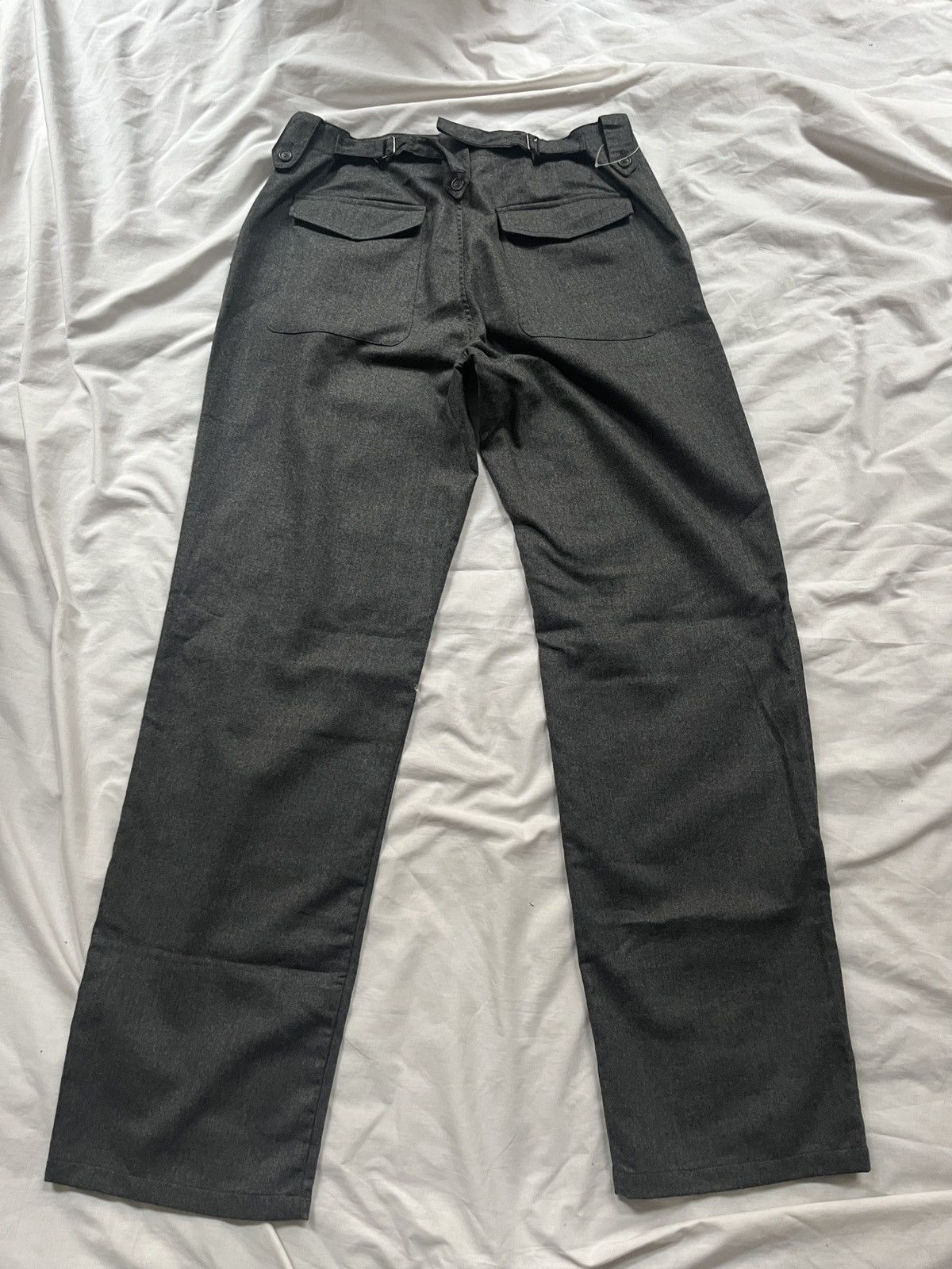 Kenzo Kenzo Homme Wool Smart Pants with Adjustable Waist Size US 32 / EU 48 - 2 Thumbnail