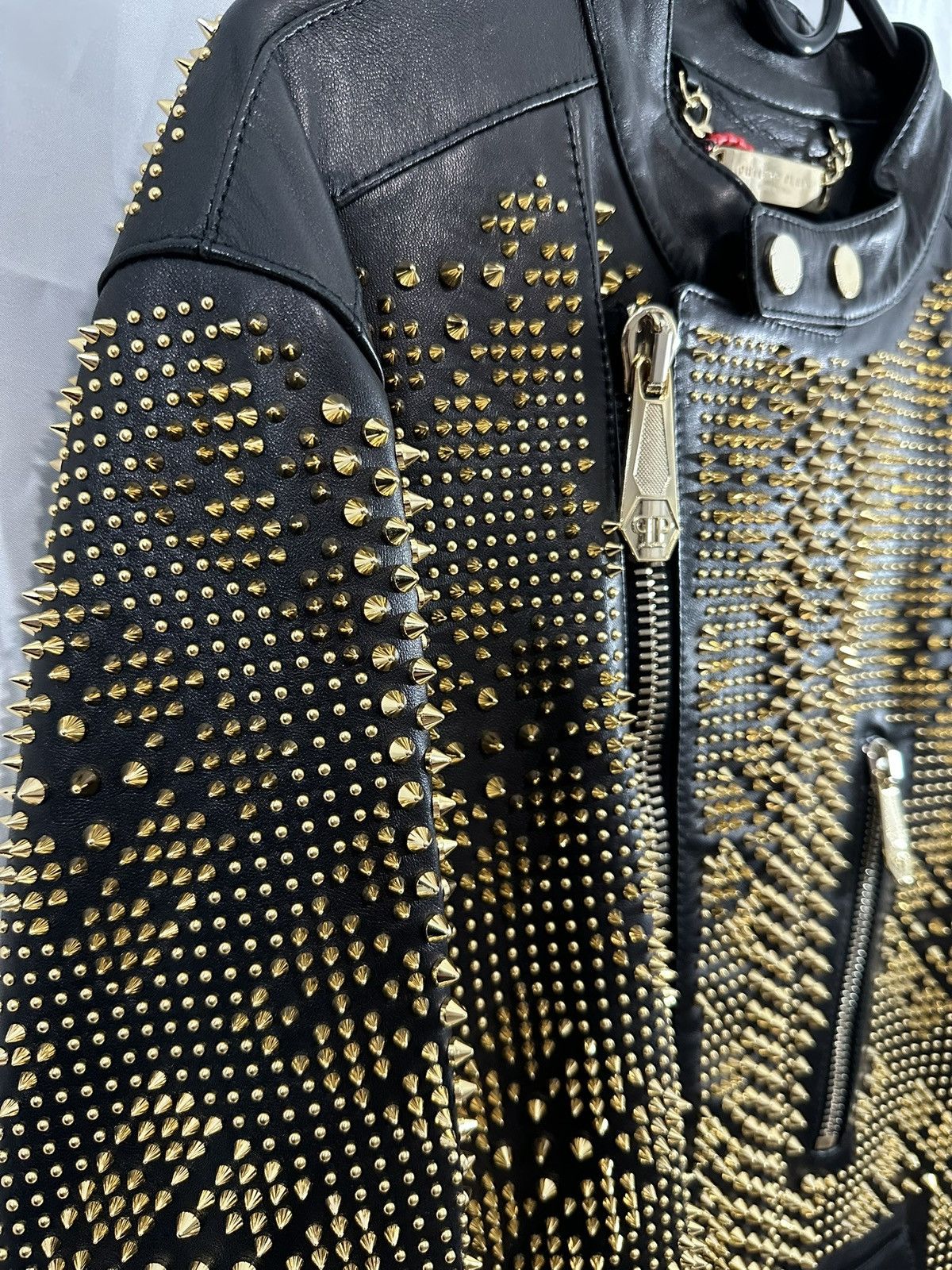 Philipp Plein Philipp Plein Leather Jacket Size US L / EU 52-54 / 3 - 5 Thumbnail