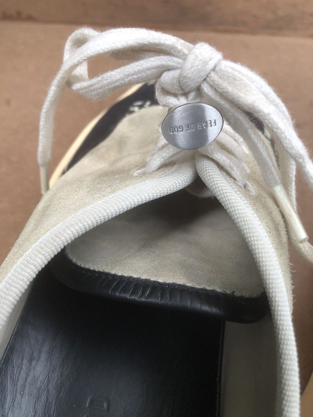 Fear of God Fear Of God Black Canvas Sneakers Size 41 Size US 7 / EU 40 - 11 Thumbnail