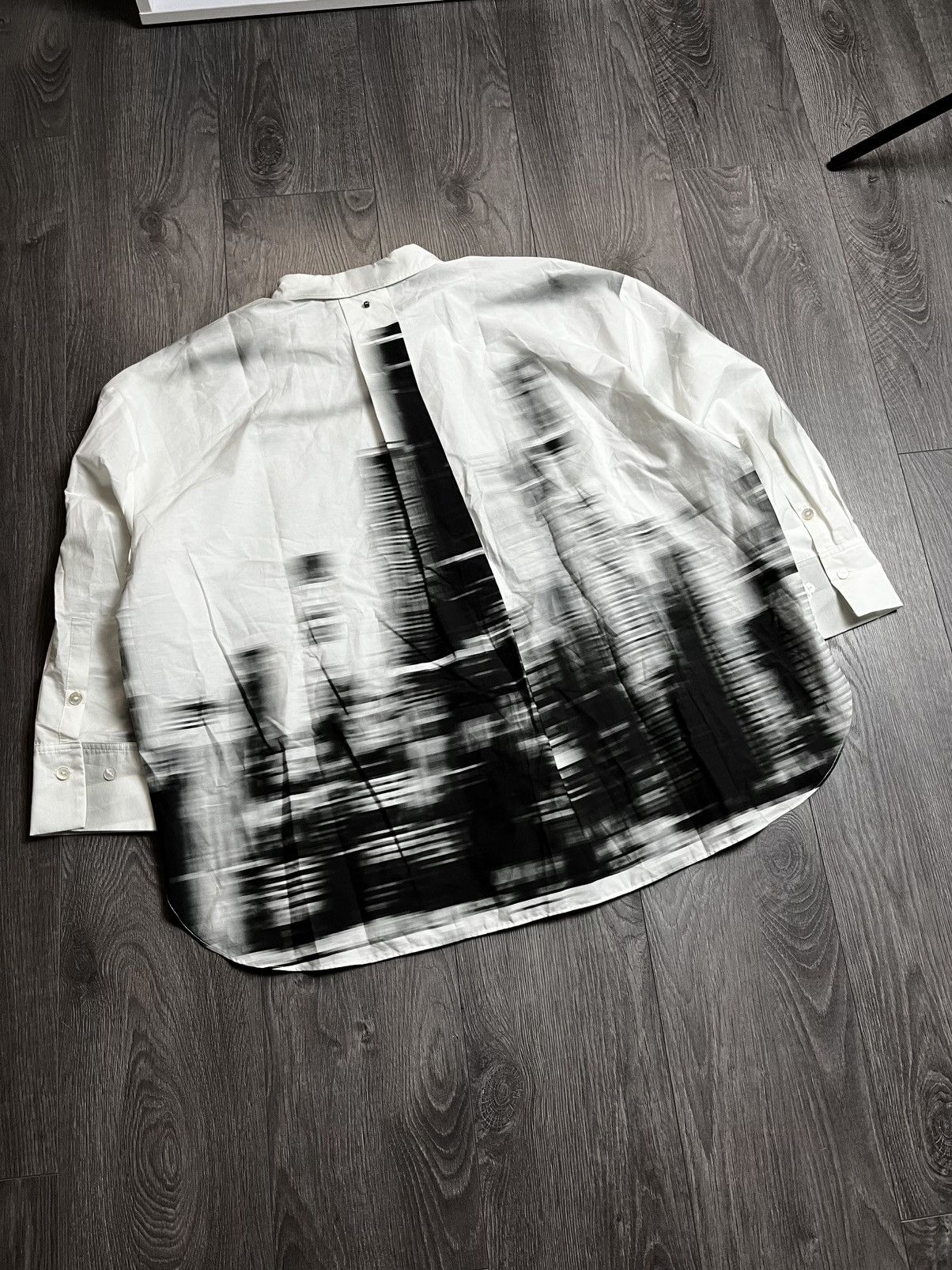 Marina Rinaldi MARINA RINALDI Marina Sport CityGraphic Oversized Blouse Size XL / US 12-14 / IT 48-50 - 9 Thumbnail