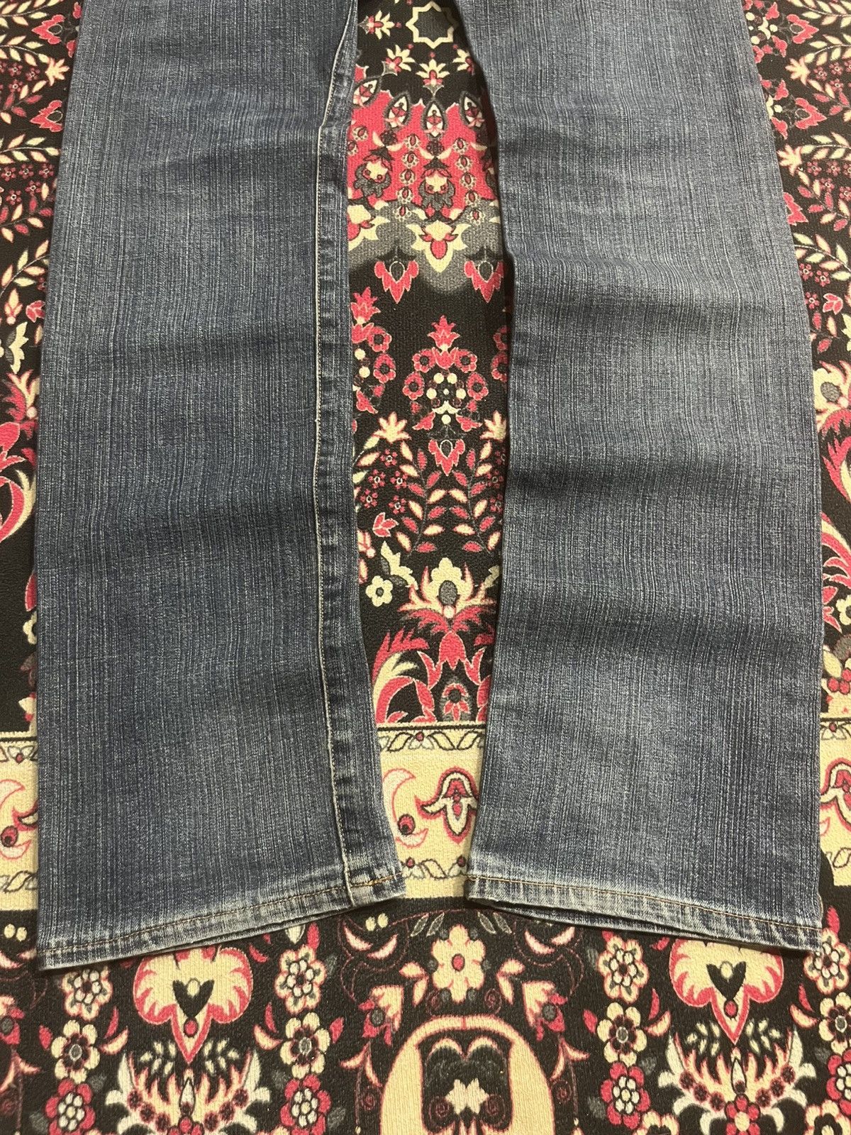 CABANE de ZUCCa Cabbane de Zucca Asymmetrical 11 Button Blue Washed Jeans Size US 30 / EU 46 - 10 Thumbnail