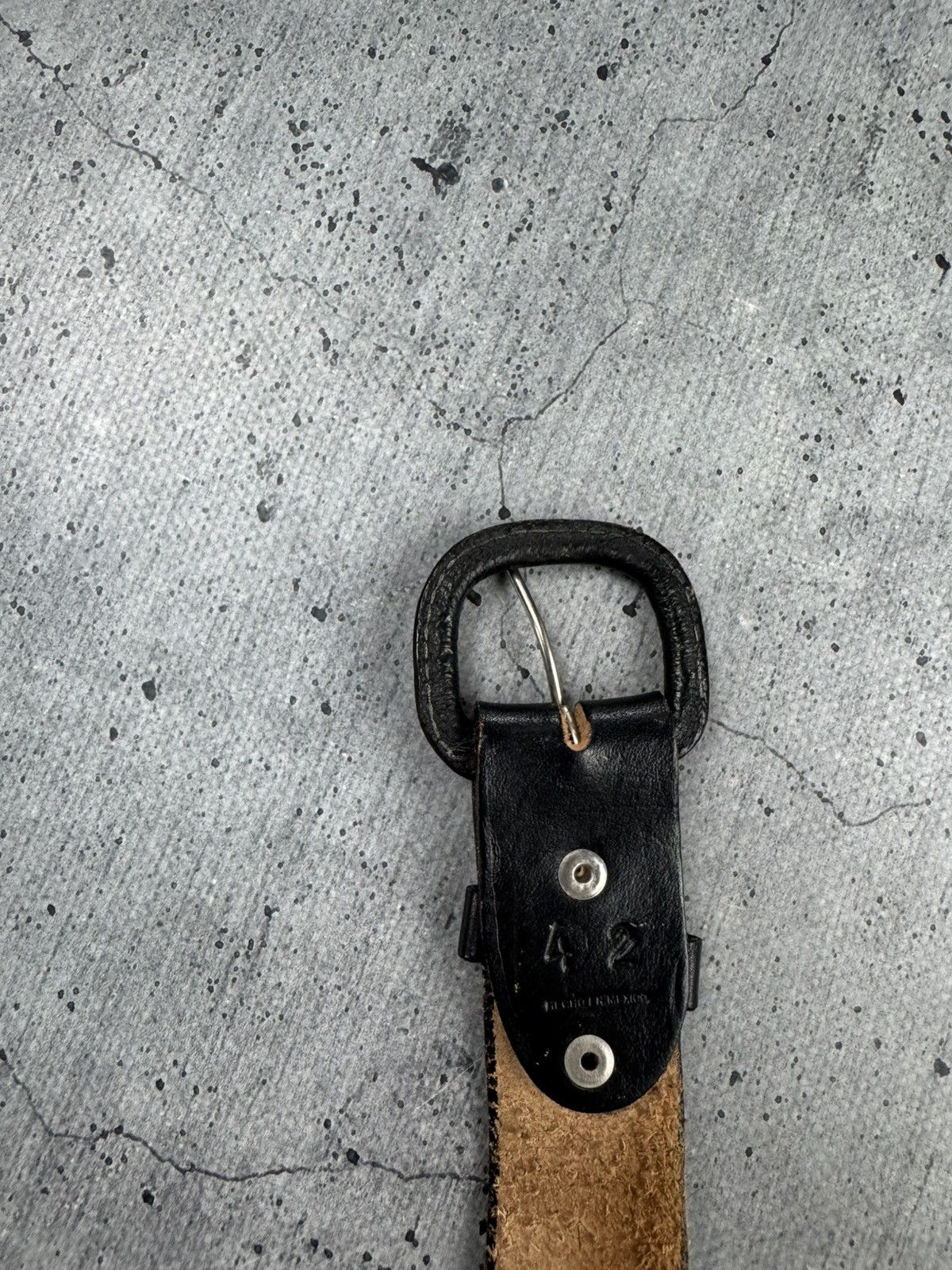 Harley Davidson Harley Davidson belt vintage distressed futuristic belt Size ONE SIZE - 11 Thumbnail