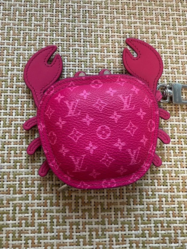 Louis Vuitton Dragon Fruit Crab Hanging Decoration