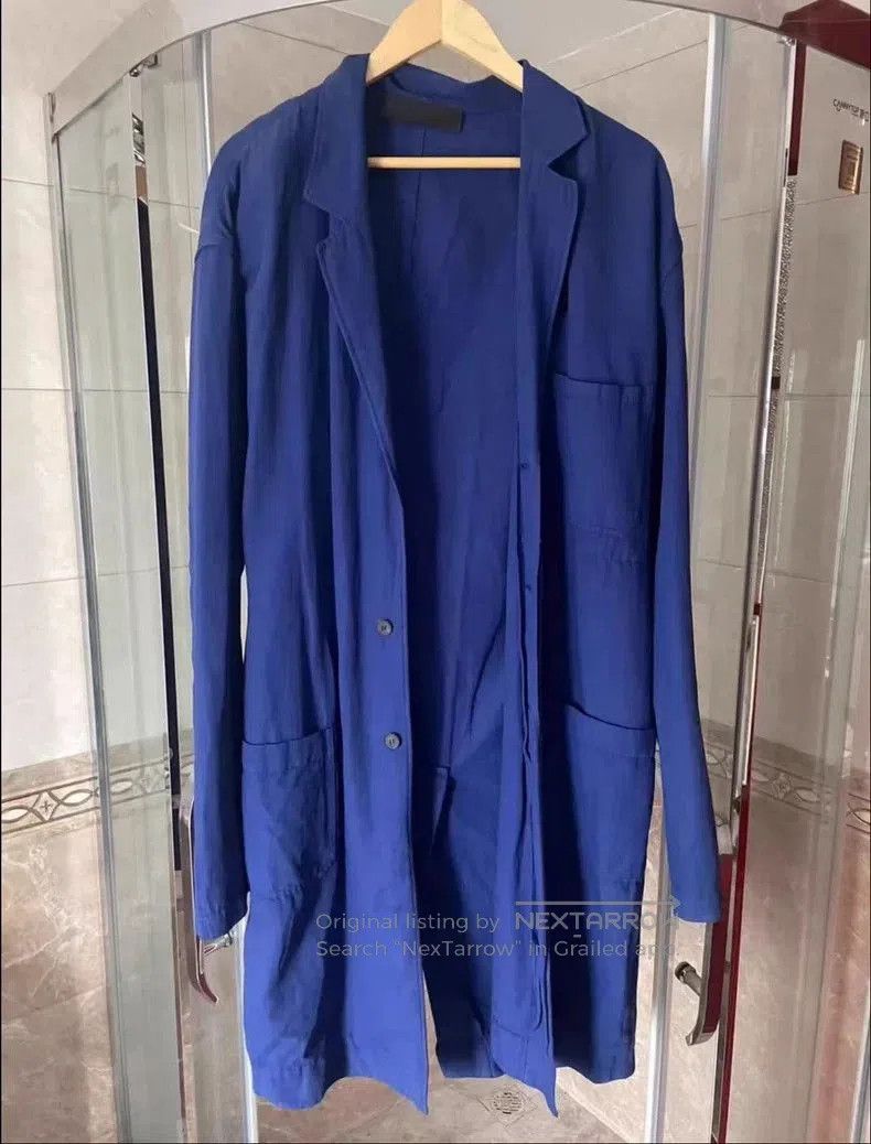 Haider Ackermann Haider Ackermann Blue Cargo Trench Coat. Size US S / EU 44-46 / 1 - 8 Thumbnail