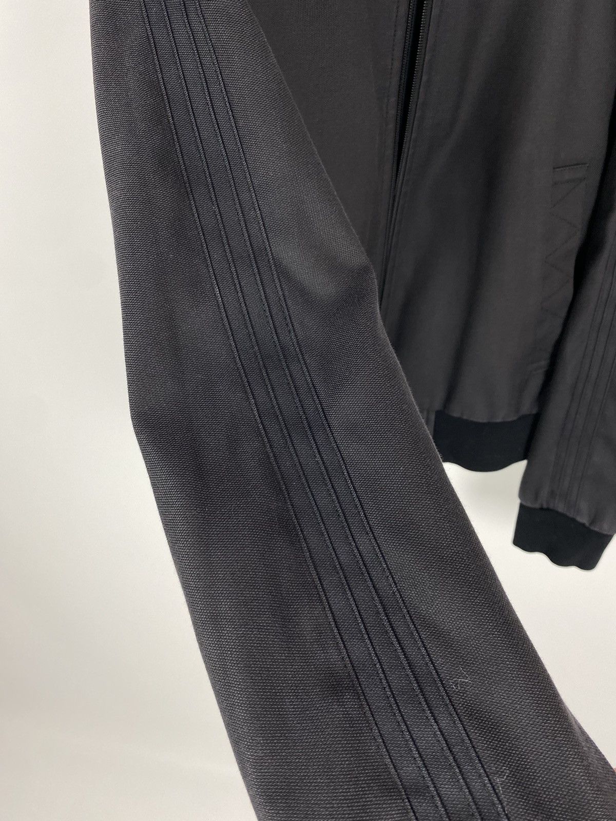 Hugo Boss Y2K Hugo Boss Washed Grey Combined Cotton Zip Up Jacket Size US M / EU 48-50 / 2 - 4 Thumbnail