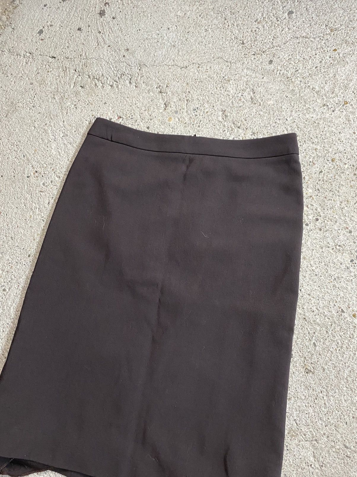 Valentino × Vintage Valentino Roma vintage brown skirt old money Size 32" / US 10 / IT 46 - 5 Thumbnail