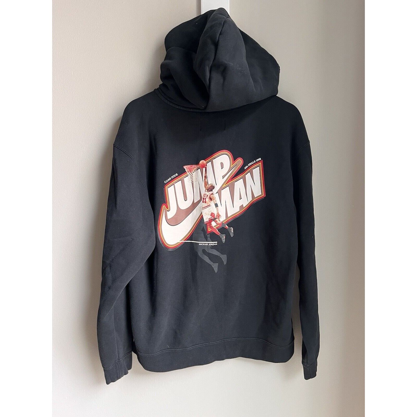 Jordan Brand VINTAGE NIKE AIR JORDAN CHICAGO BULLS CHAMPIONSHIP HOODIE Size US M / EU 48-50 / 2 - 1 Thumbnail