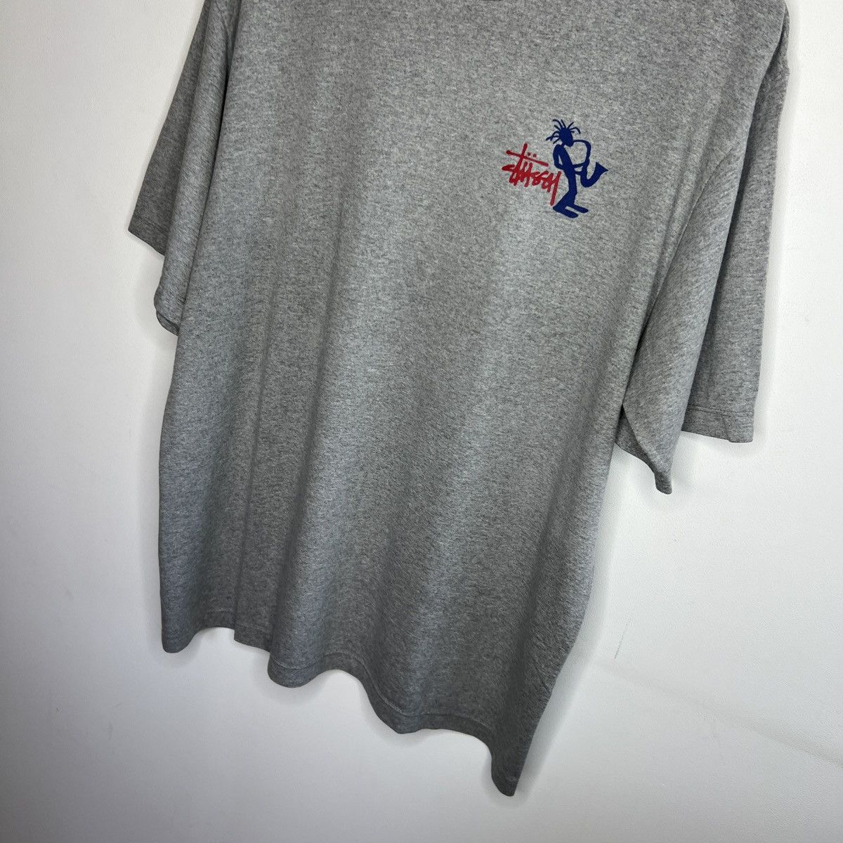 Stussy × Vintage 90s vintage Stussy Sax Man small front big back logo Size US L / EU 52-54 / 3 - 7 Thumbnail
