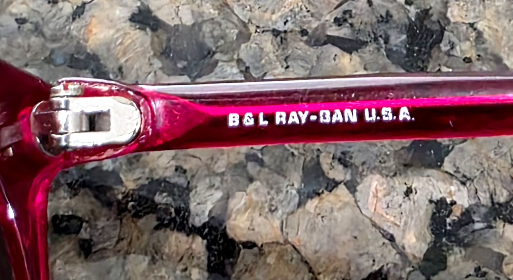RayBan Ray Ban Bausch & Lomb Sunglasses Style C B&L Rare Red Frame Size ONE SIZE - 8 Thumbnail
