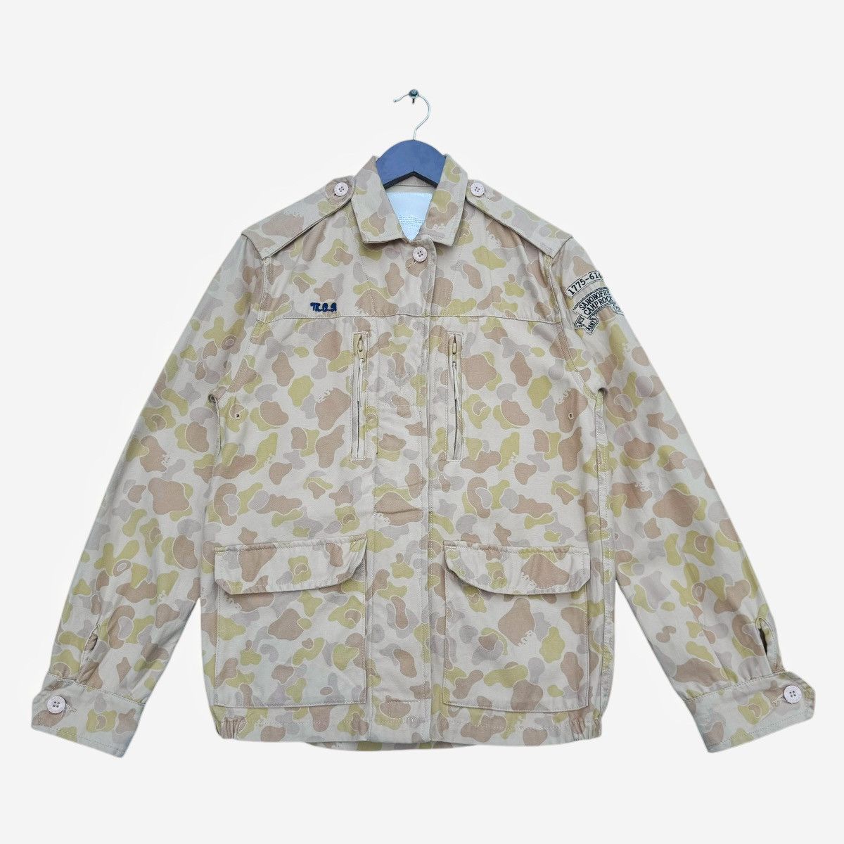 14th Addiction × Japanese Brand × Other 2004 Rock Girls Camb By Rodeo Crowns Camo Jacket Size US S / EU 44-46 / 1 - 4 Thumbnail