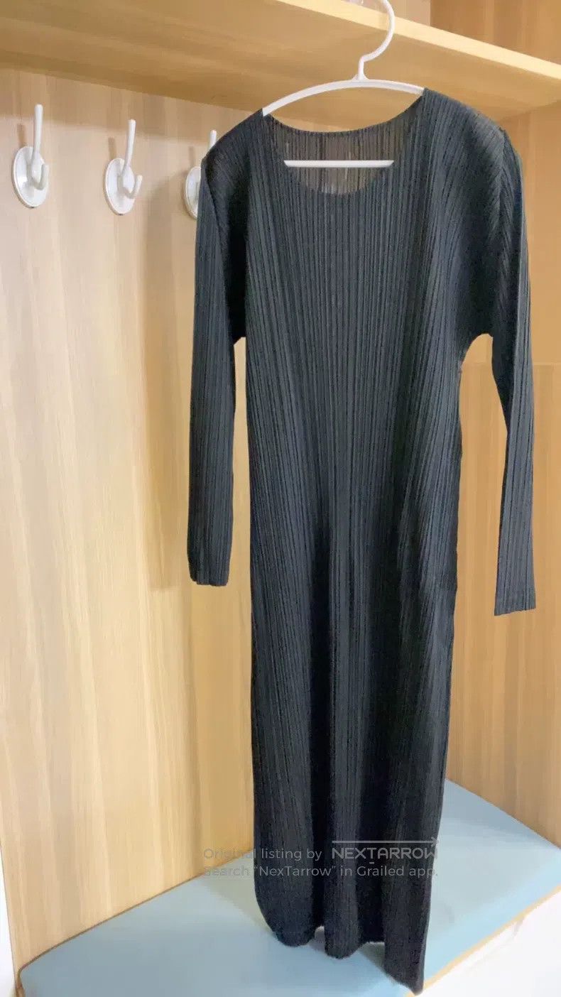 Issey Miyake Issey Miyake Black Dress Size L / US 10 / IT 46 - 1 Thumbnail