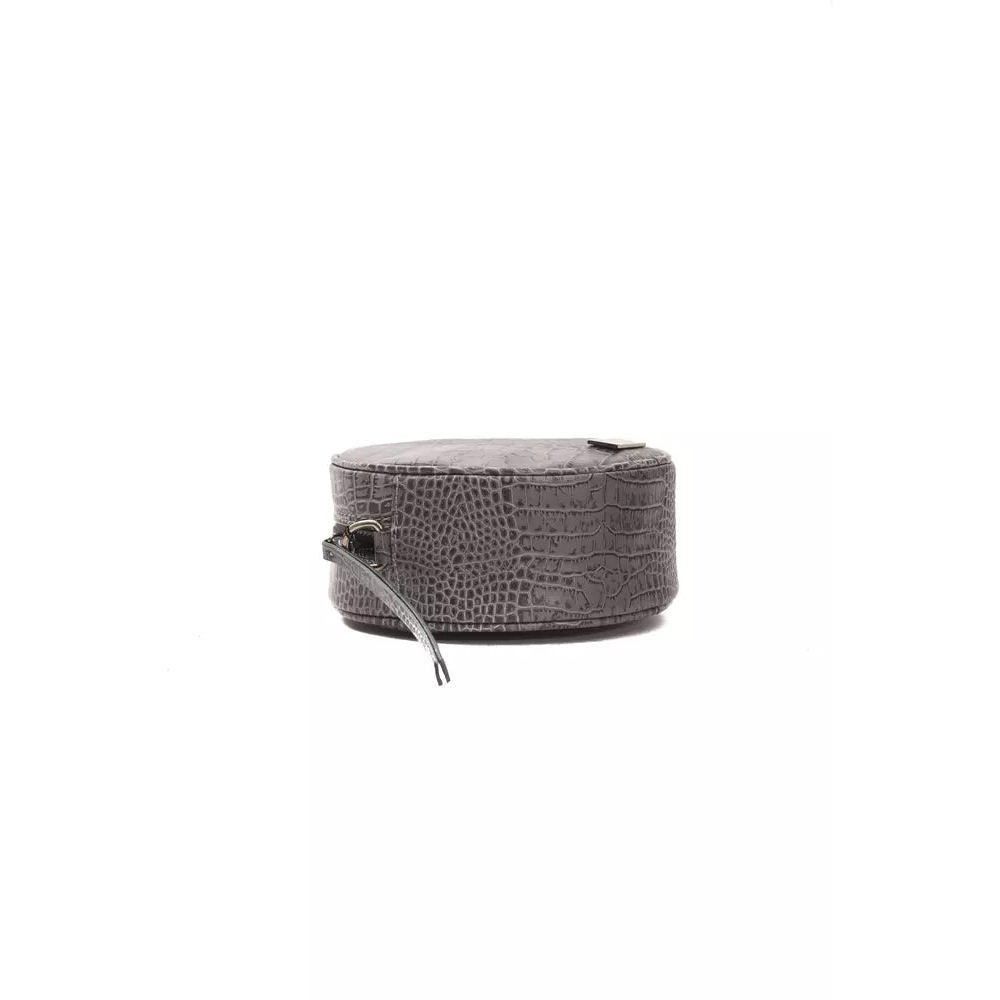 Other Pompei Donatella Gray Leather Crossbody Bag Size ONE SIZE - 4 Thumbnail