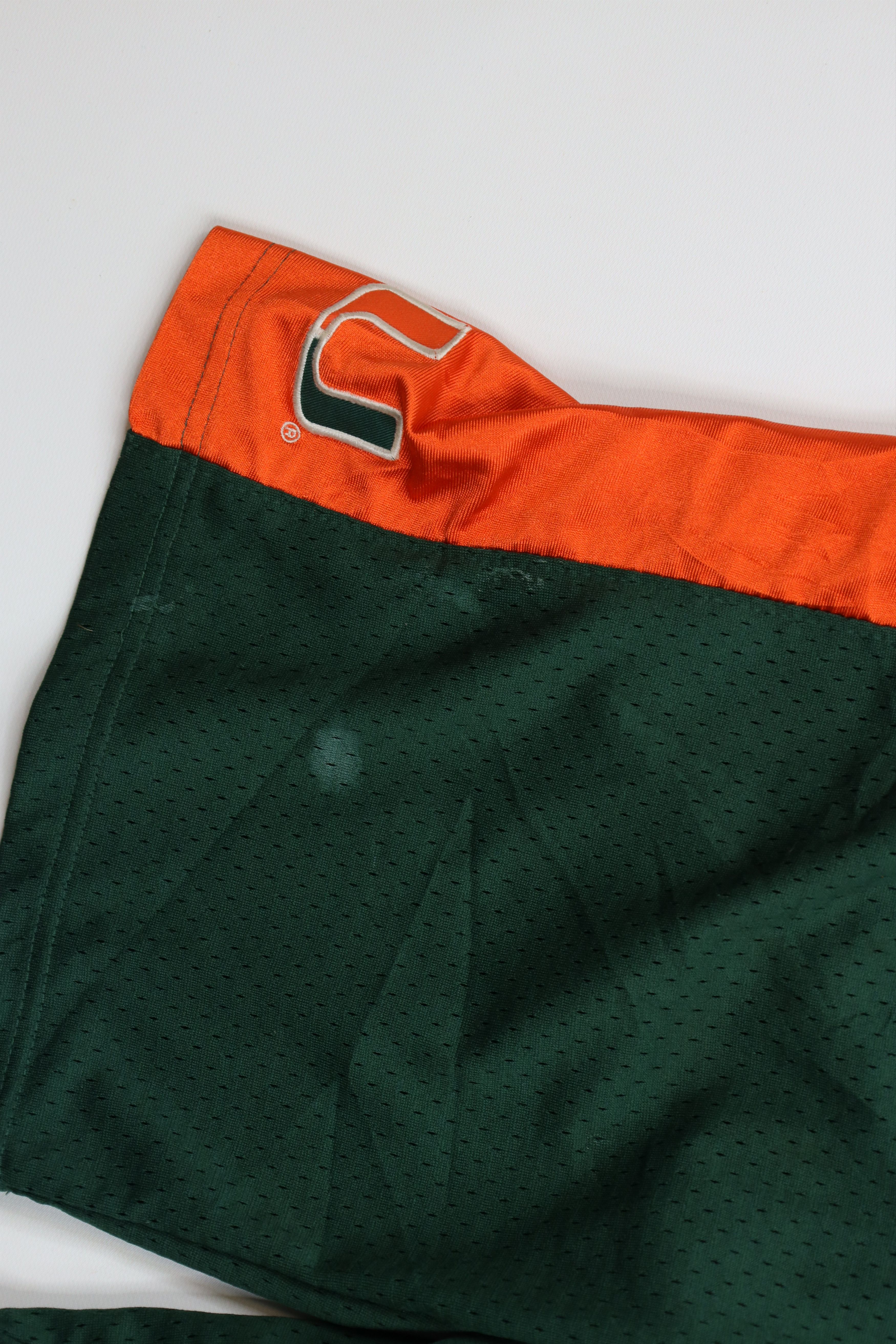 Vintage Vintage University of Miami Hurricanes Basketball Shorts Size US 30 / EU 46 - 4 Thumbnail