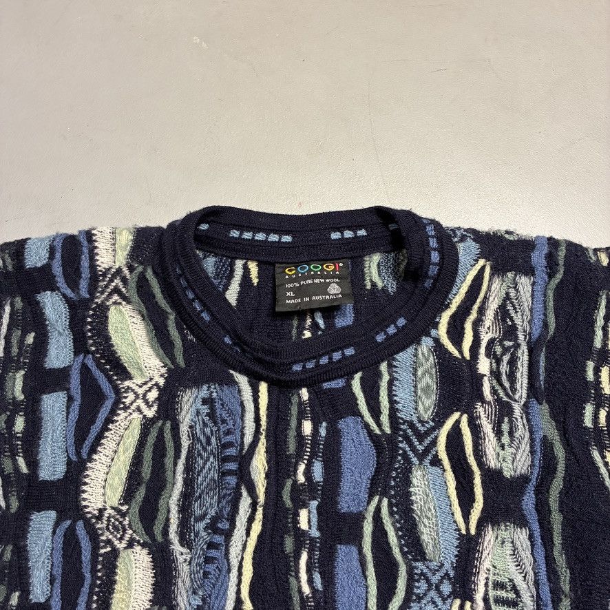 Coogi Vintage 90s COOGI Wool Sweater 3D Cable Knit XL Size US XL / EU 56 / 4 - 3 Thumbnail