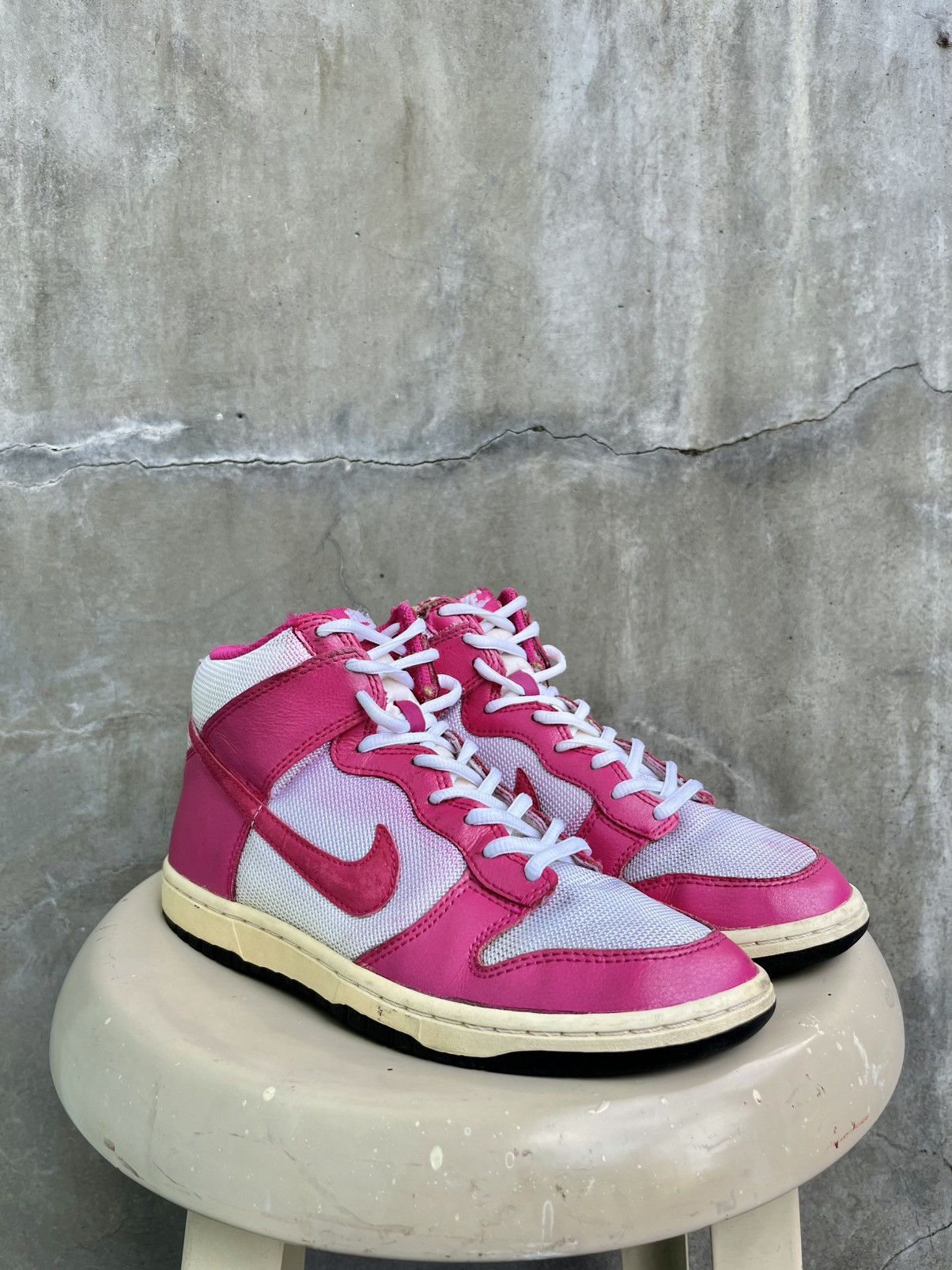 Nike 2014 SB Dunk Hi Skinny Fireberry Size US 6 / IT 36 - 1 Thumbnail