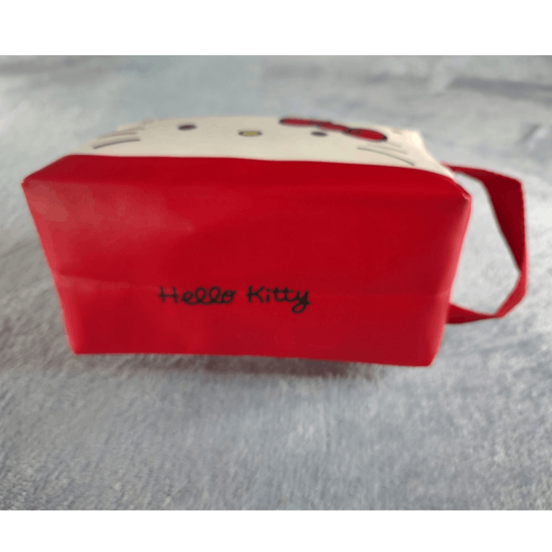 Japanese Brand HELLO KITTY Oxford Waterproof Cosmetic Bag NEW Size ONE SIZE - 7 Thumbnail