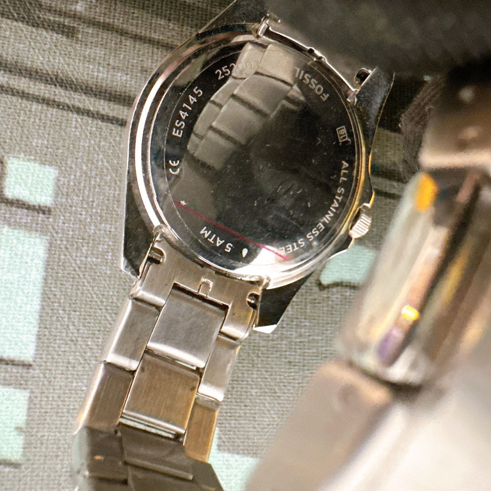 Fossil Fossil ES4145 Womens Riley Two-Tone Stainless Steel Watch Size ONE SIZE - 5 Thumbnail