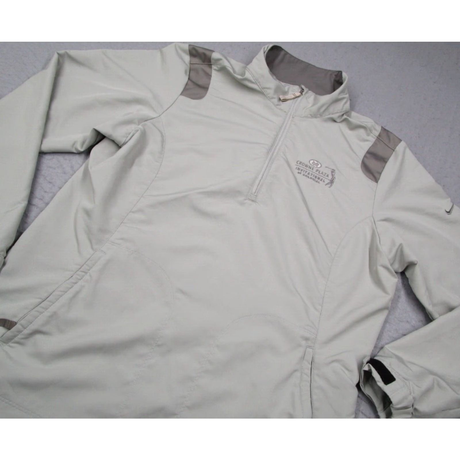 Nike Nike Golf Jacket Women M Gray 1/4 Zip Pullover Windbreaker Crowne Plaza Invitational Size M / US 6-8 / IT 42-44 - 2 Thumbnail