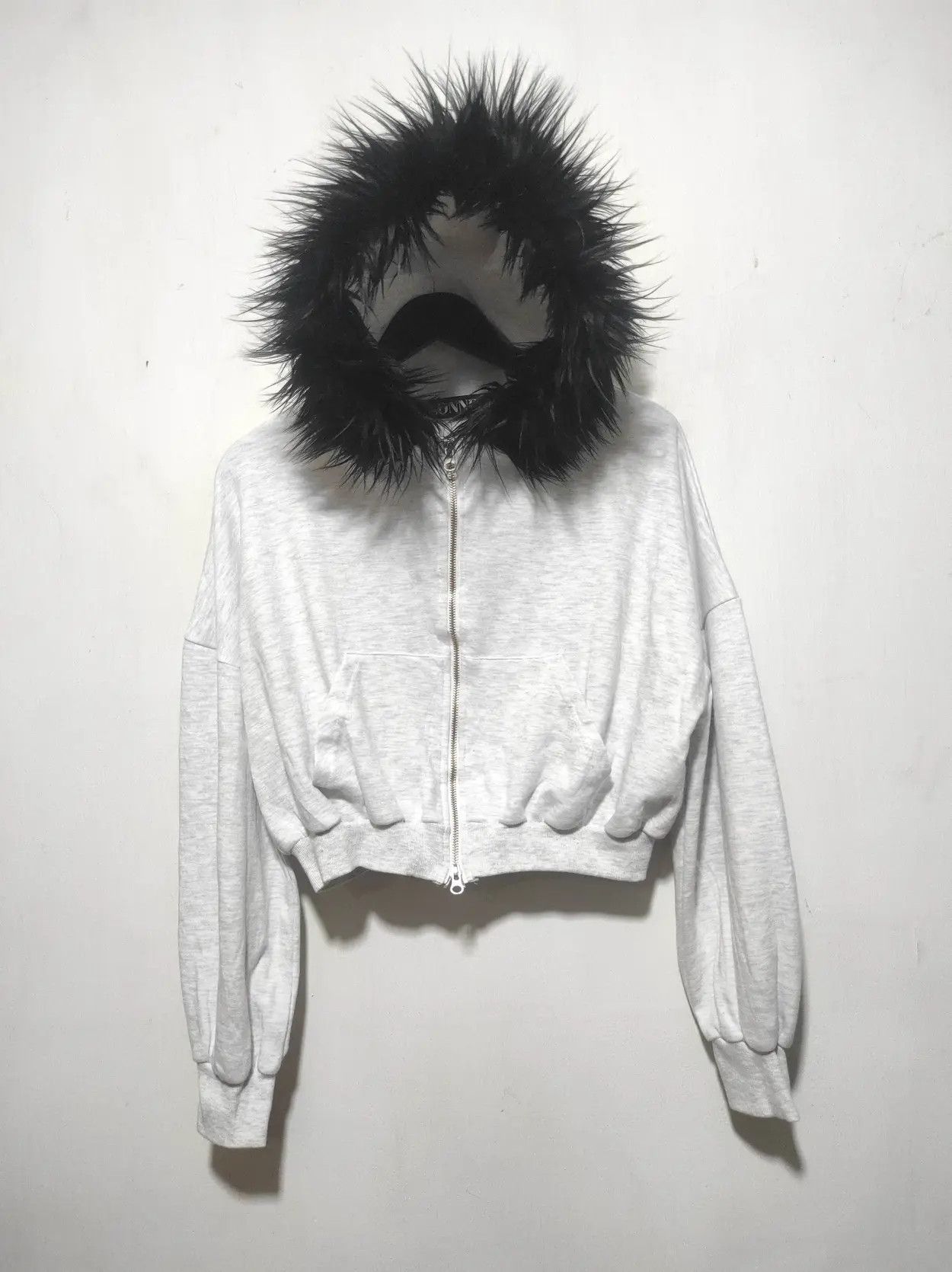 Japanese Brand Connect Crop Double Zip Fur Hoodie if6was9 LGB style Size M / US 6-8 / IT 42-44 - 9 Thumbnail
