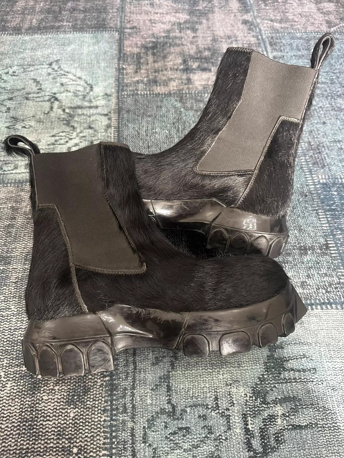 Rick Owens Rick Owens Bozo Haircalf Chelsea Boot Women's 38 Size US 7.5 / IT 37.5 - 4 Thumbnail