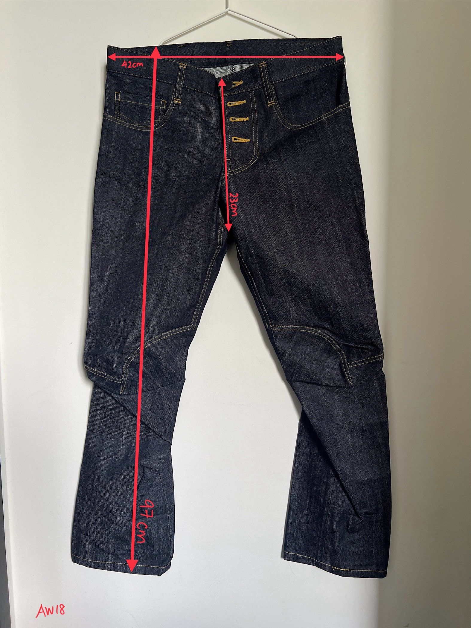 Christopher Nemeth Christopher Nemeth Cropped Jeans AW18 Size US 32 / EU 48 - 6 Thumbnail