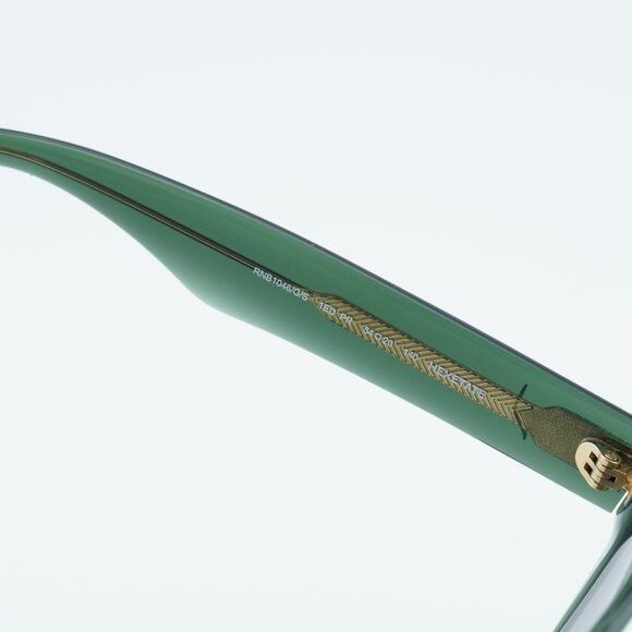 Rag & Bone Rag & Bone RNB1046/G/S 01ED PR Sunglasses Green Square Frame Size ONE SIZE - 5 Thumbnail