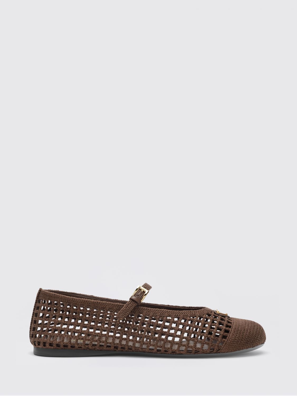 Prada Prada Ballet Flat Woman Brown Size US 9 / IT 39 - 1 Preview
