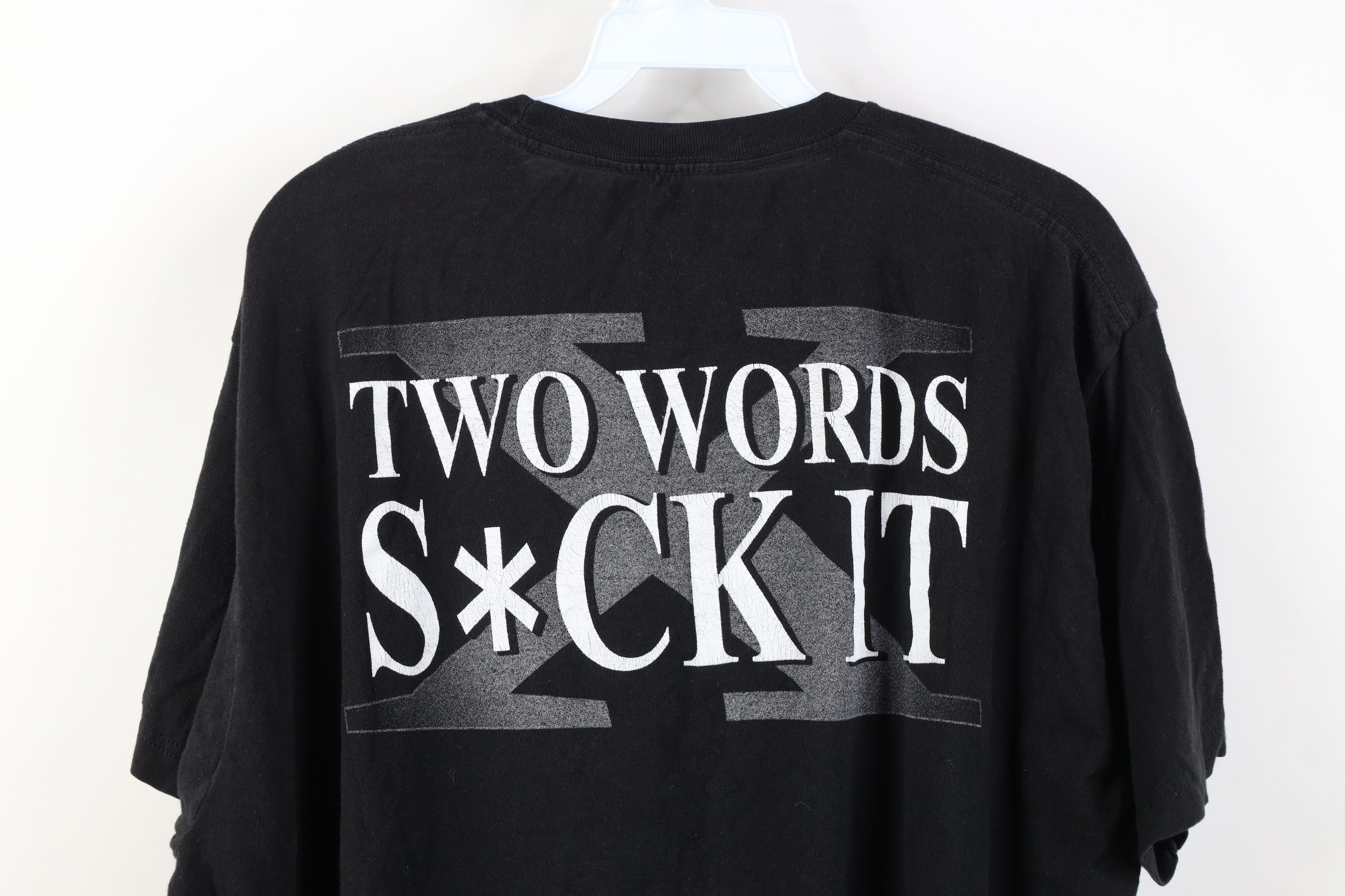 Vintage Retro Y2K WWE WWF Wrestling D Generation X Suck It T-Shirt Size US XL / EU 56 / 4 - 13 Thumbnail
