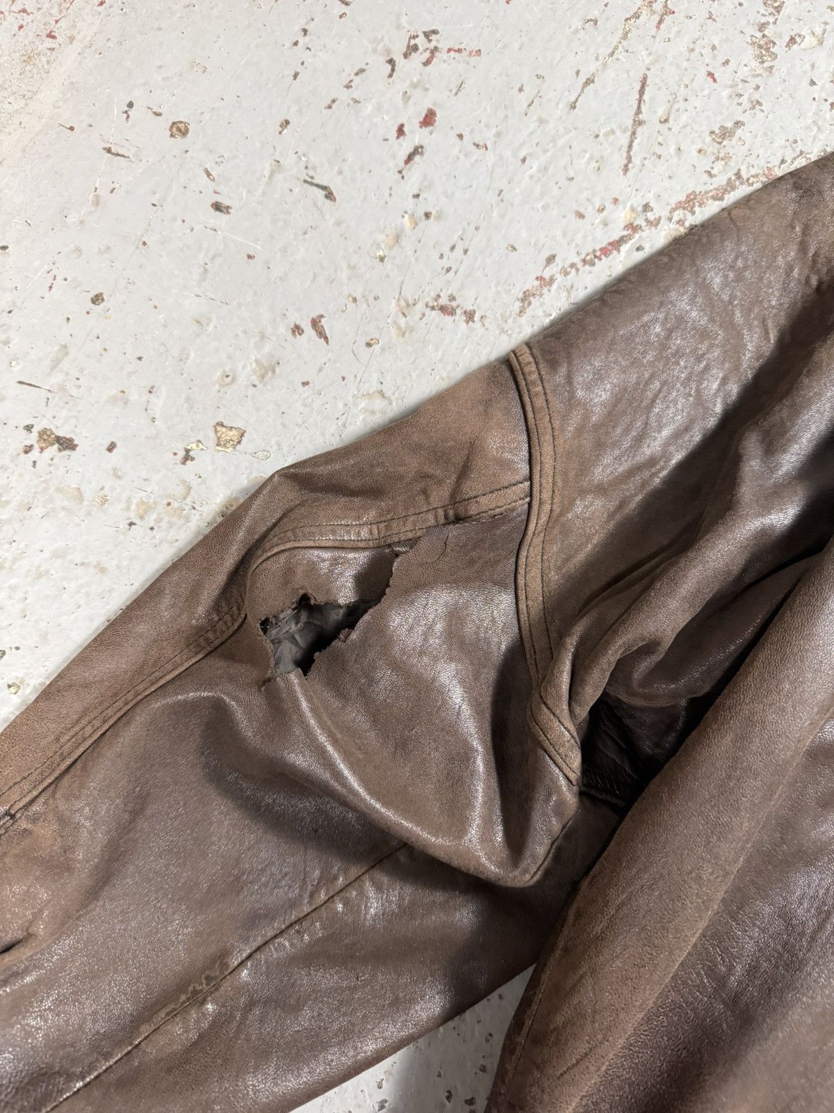 Danier Vintage Danier Thermal Insulated Leather Mocha Brown Jacket Size US L / EU 52-54 / 3 - 5 Thumbnail