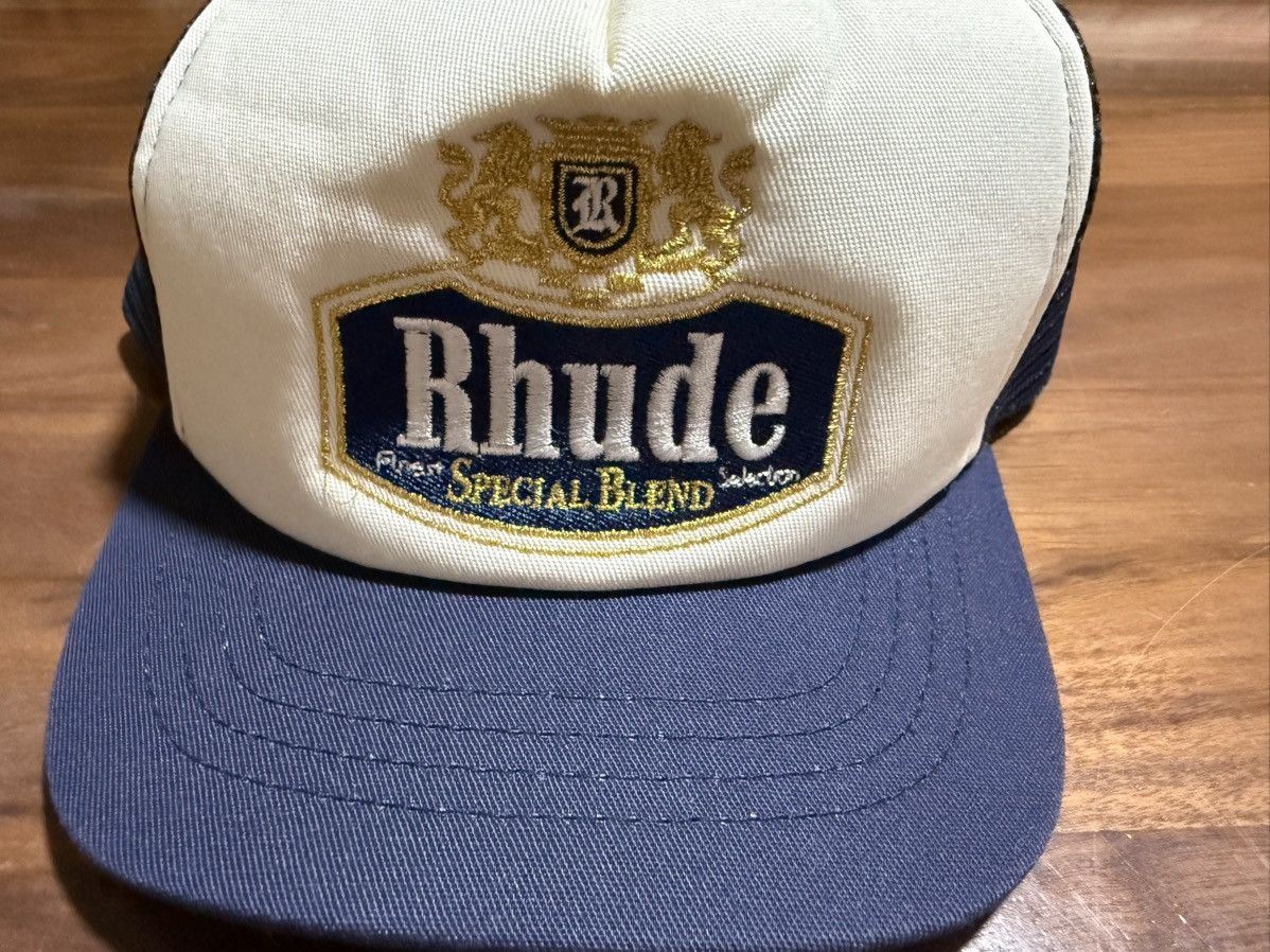 Rhude Rhude Special-Blend Trucker Cap SnapBack Hat Navy Off-white Size ONE SIZE - 5 Thumbnail