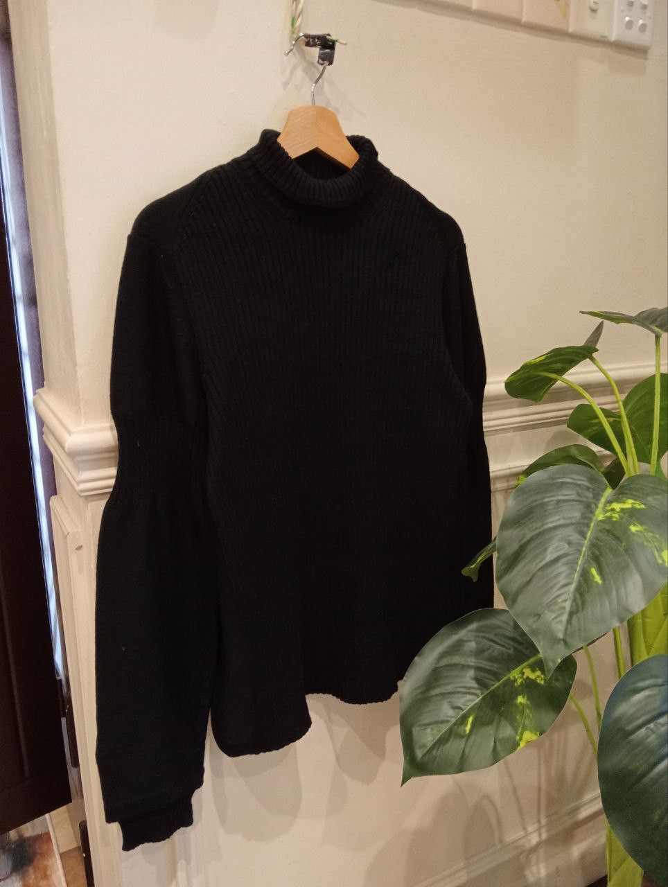 Neil Barrett NEIL BARRETT TURTLE NECK WOOL KNITTED SWEATER Size US L / EU 52-54 / 3 - 4 Thumbnail