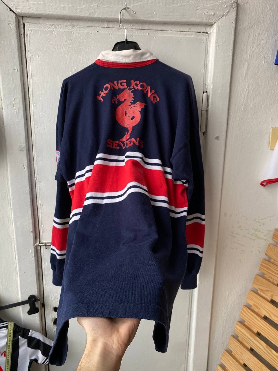 Canterbury of New Zealand Vintage 1997 Rugby Sevens Hong Kong Canterbury Longsleeve Size US XL / EU 56 / 4 - 11 Thumbnail