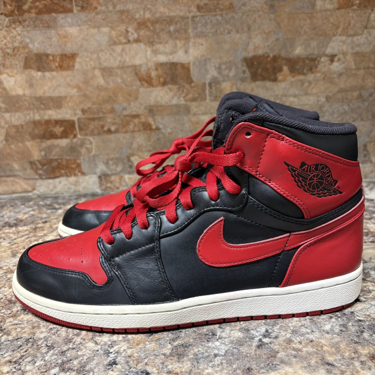 Jordan Brand Nike Air Jordan 1 Hi Retro 2009 “DMP Bred” Banned Size 10.5 Size US 10.5 / EU 43-44 - 2 Thumbnail