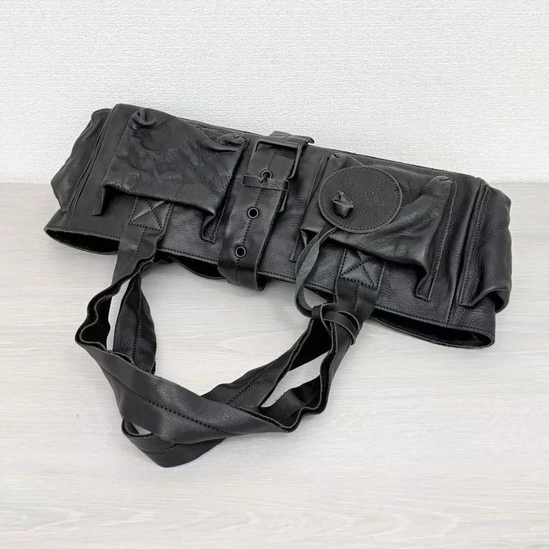Vivienne Westwood Vivienne Westwood size os Black leather motorcycle bag Size ONE SIZE - 7 Thumbnail