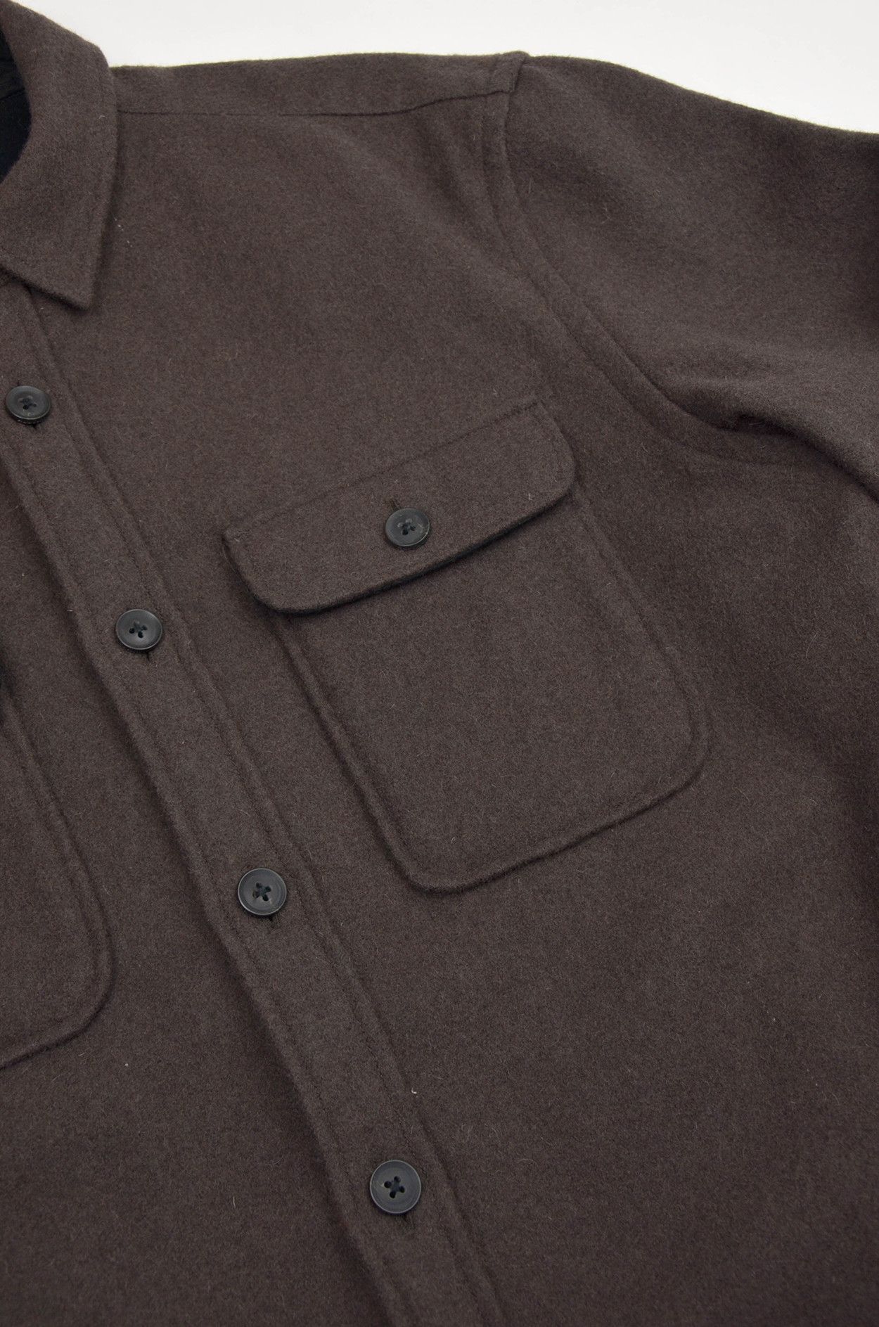 Allsaints ALLSAINTS Wool Brown Casual Overshirt Jacket - M Size US M / EU 48-50 / 2 - 5 Thumbnail